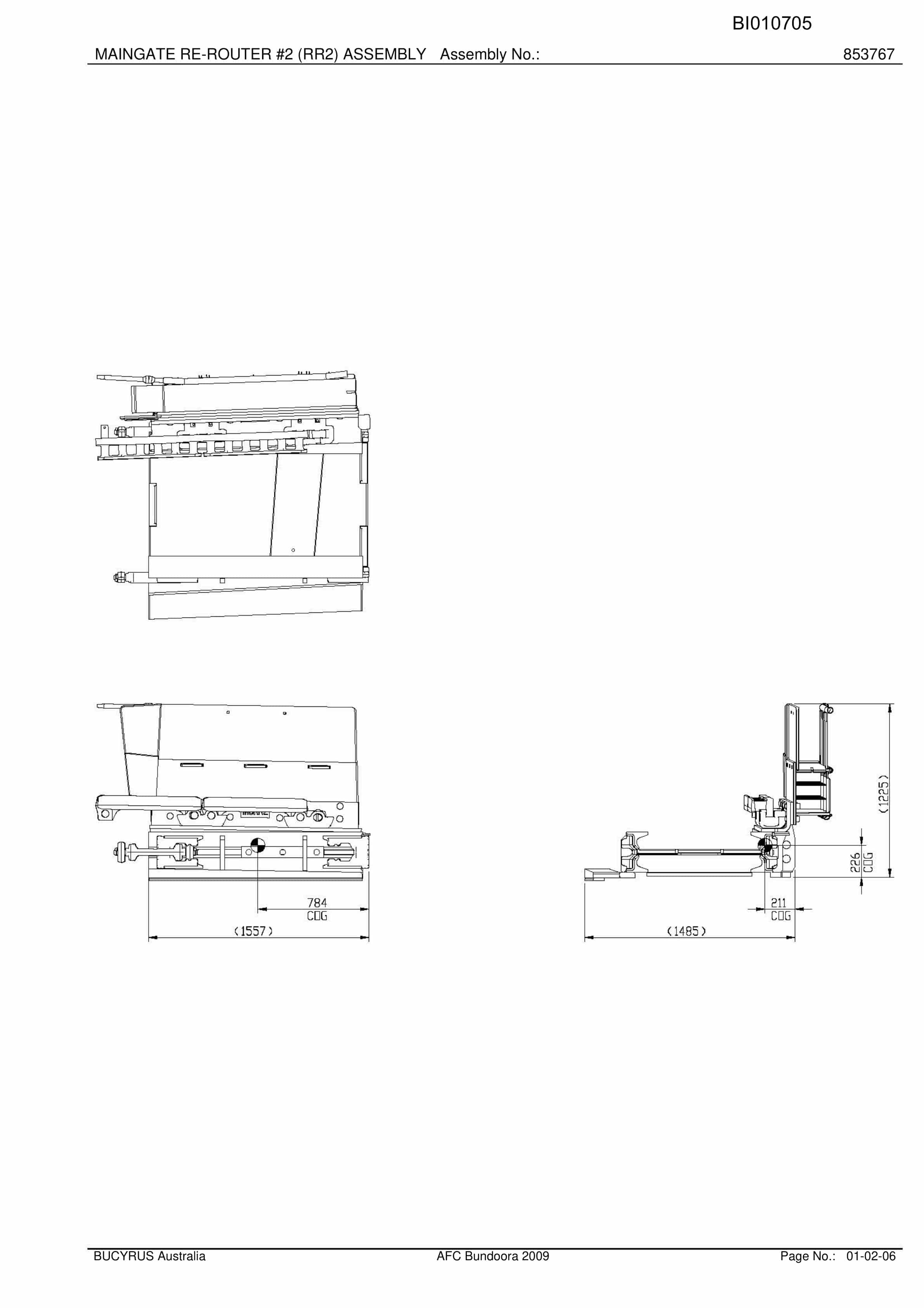 Caterpillar Bundoora AFC 2009 Parts Manual BI010705-3