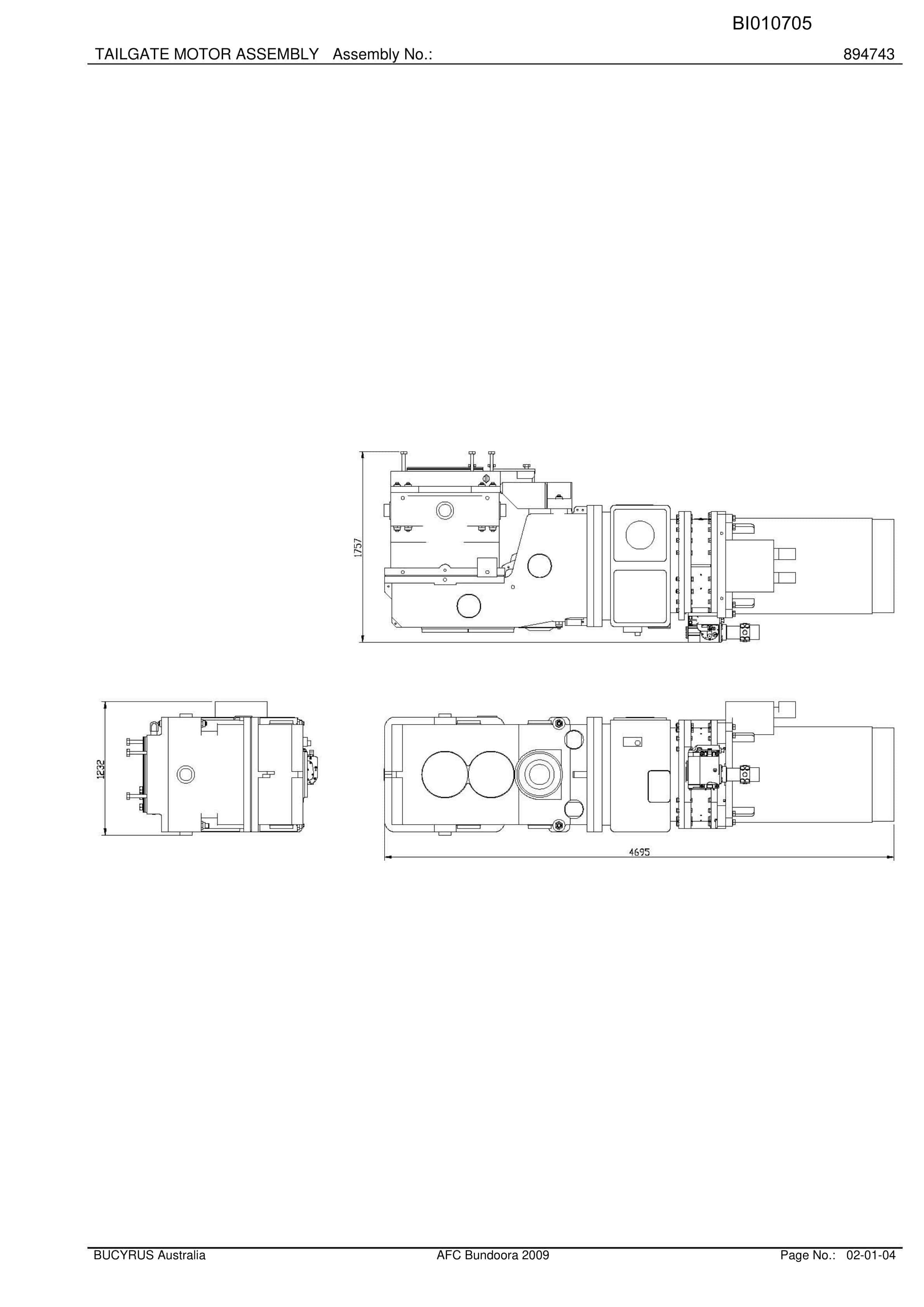 Caterpillar Bundoora AFC 2009 Parts Manual BI010705-5