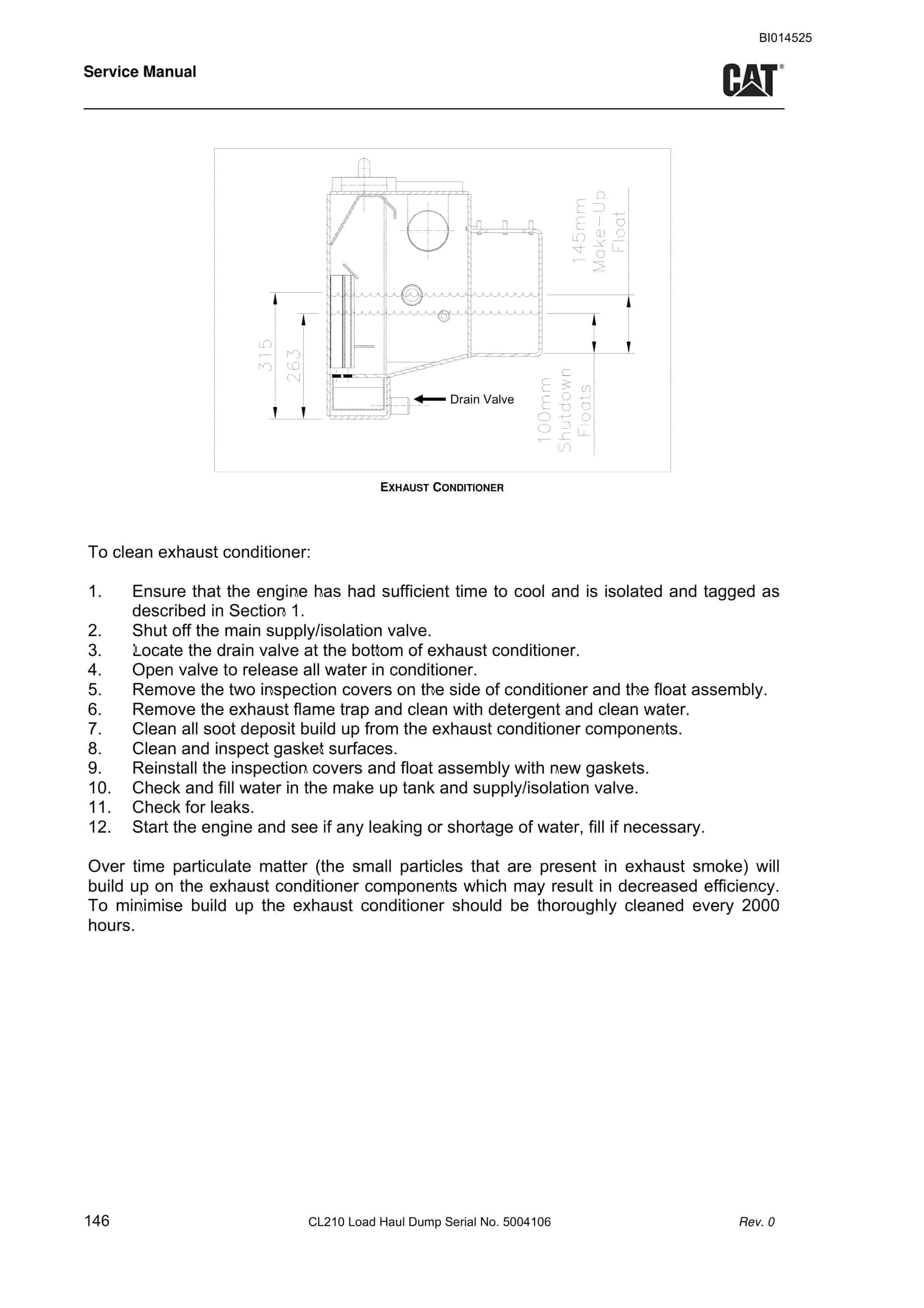 Caterpillar CL210 Load Haul Dump Service Manual BI014525 2 Caterpillar CL210 Load Haul Dump Service Manual BI014525 - Image 2