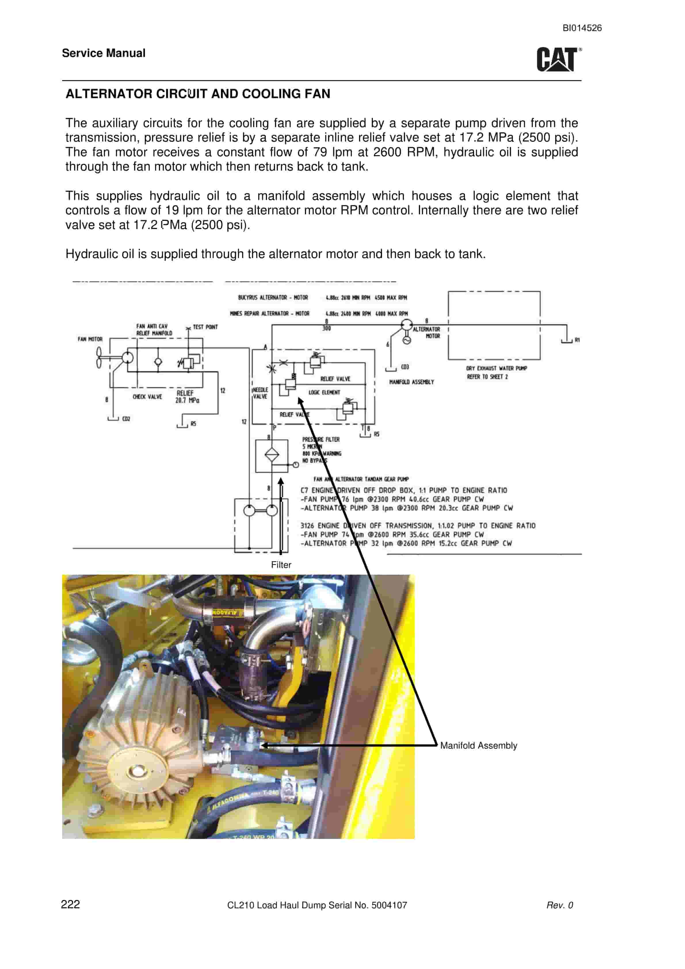 Caterpillar CL210 Load Haul Dump Service Manual BI014526 4 Caterpillar CL210 Load Haul Dump Service Manual BI014526 - Image 4