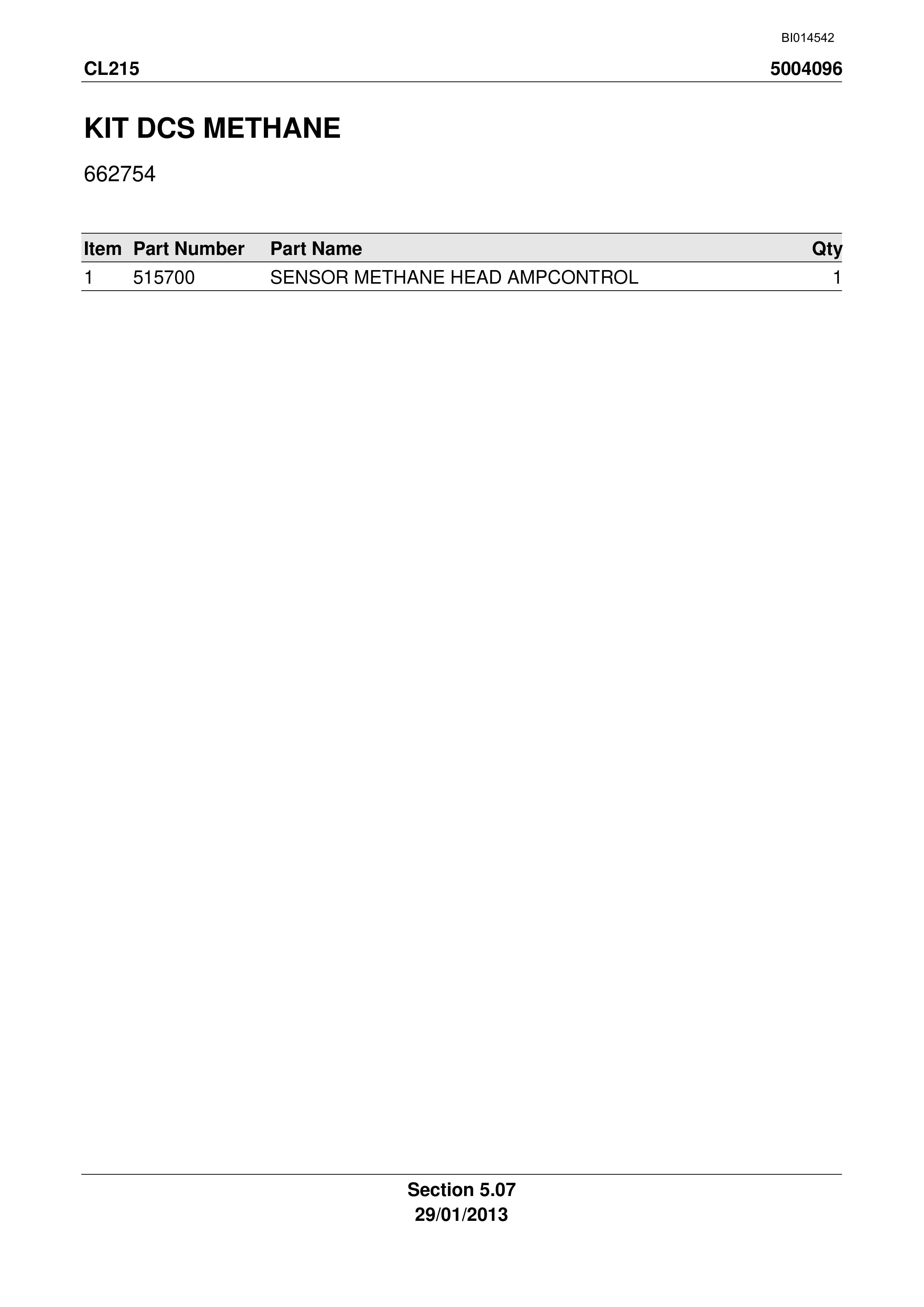 Caterpillar CL215 Load Haul Dump Parts Manual BI014542-4