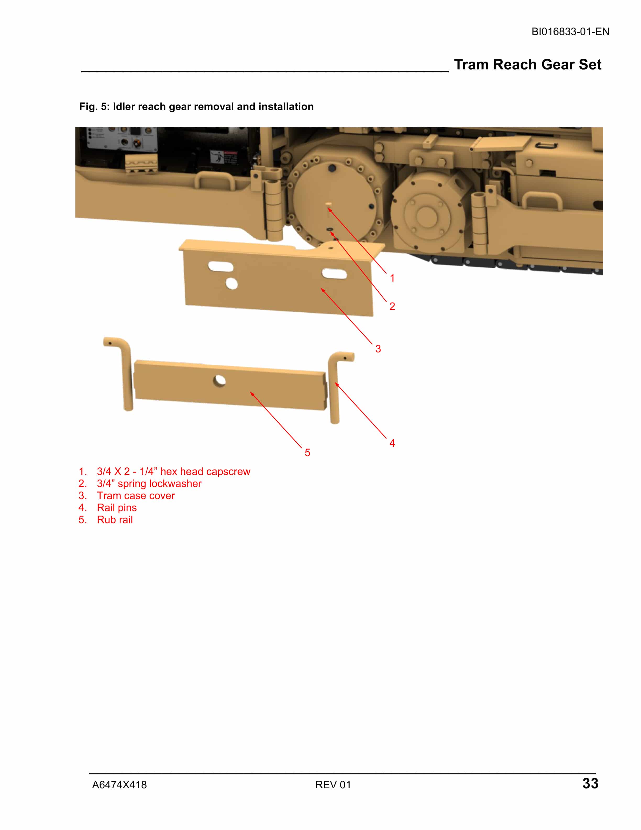 Caterpillar CM230 Continuous Miner Operation And Maintenance Manual BI016833-01-EN-3
