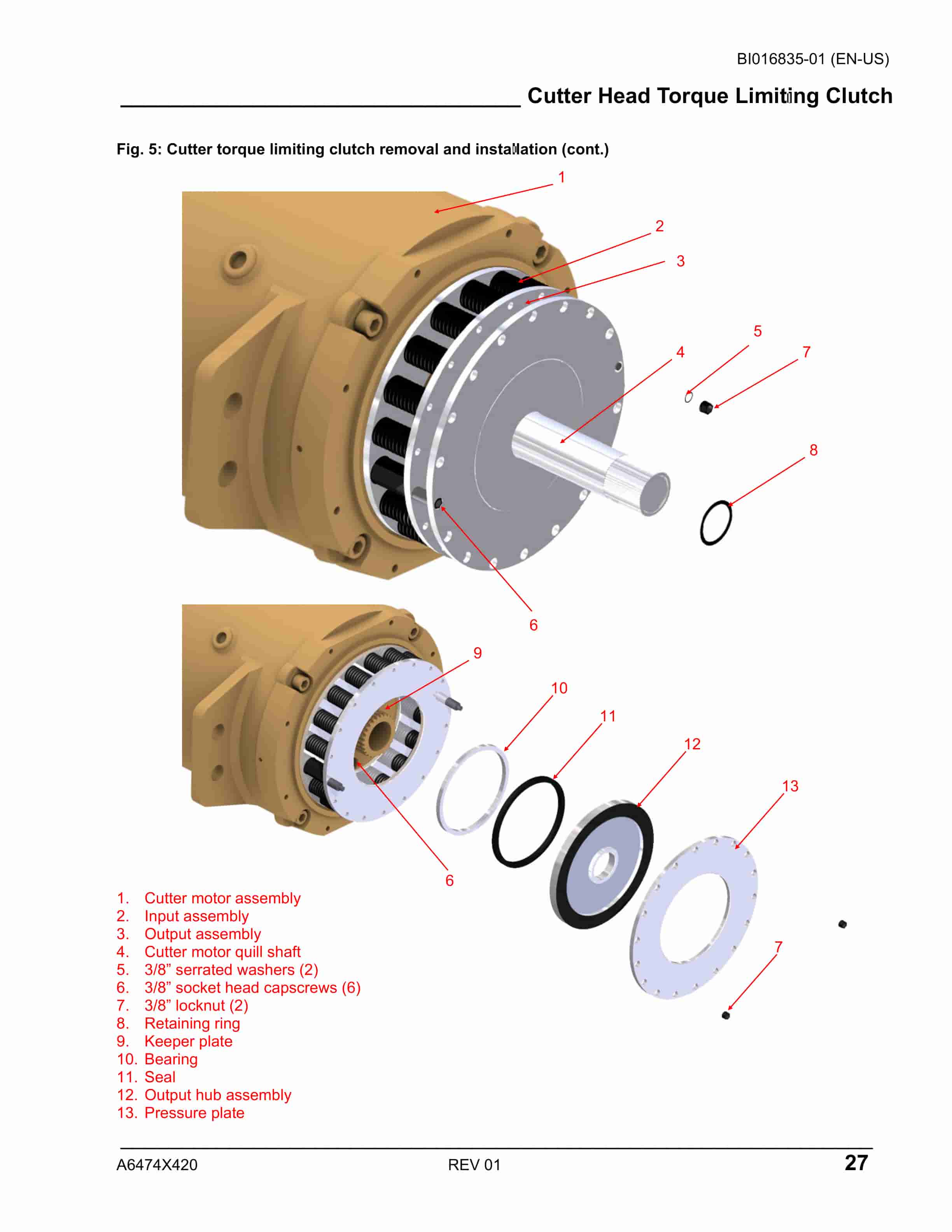 Caterpillar CM230 Continuous Miner Operation And Maintenance Manual BI016835-01-3