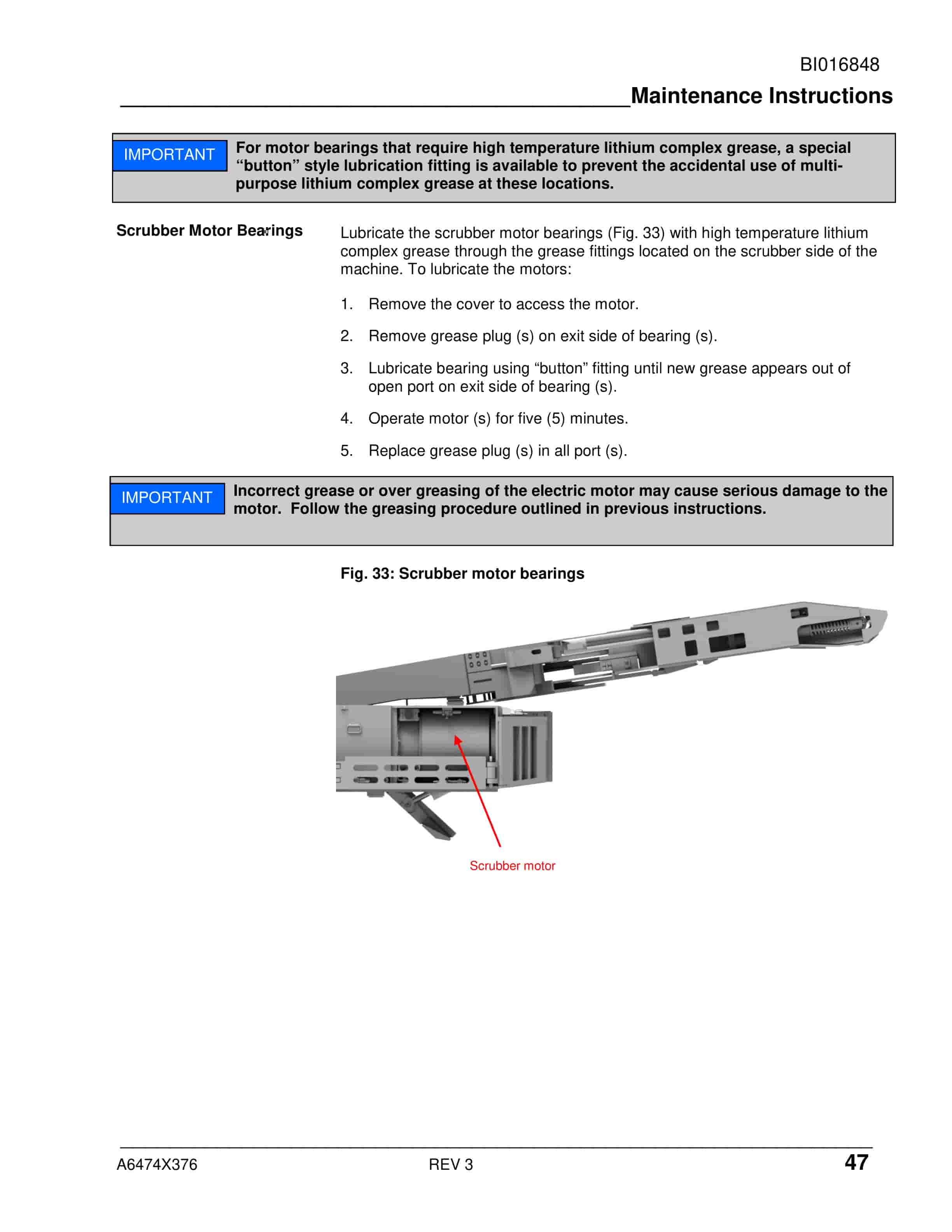 Caterpillar CM235 Continuous Miner Operation And Maintenance Manual BI016848-5