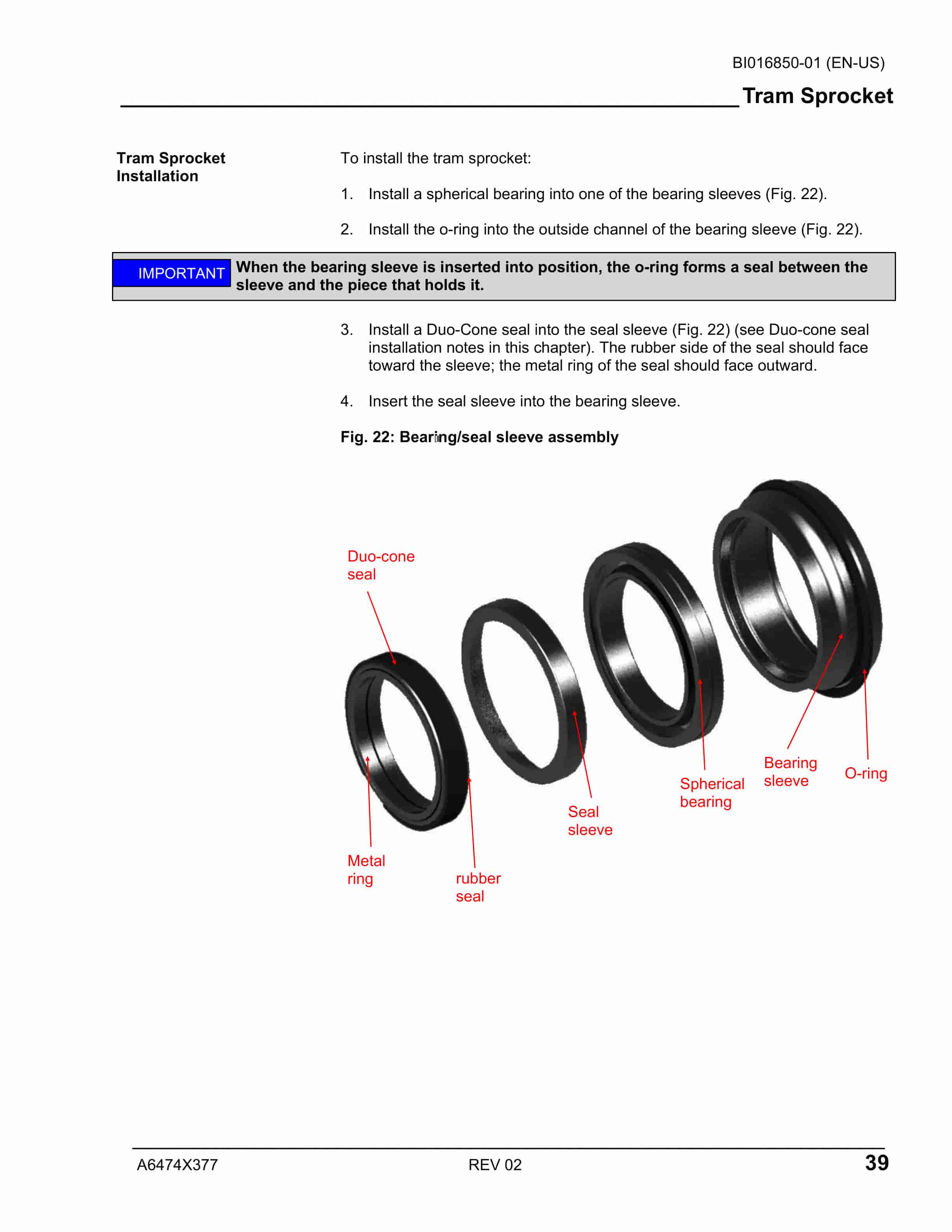 Caterpillar CM235 Continuous Miner Operation And Maintenance Manual BI016850-02-5