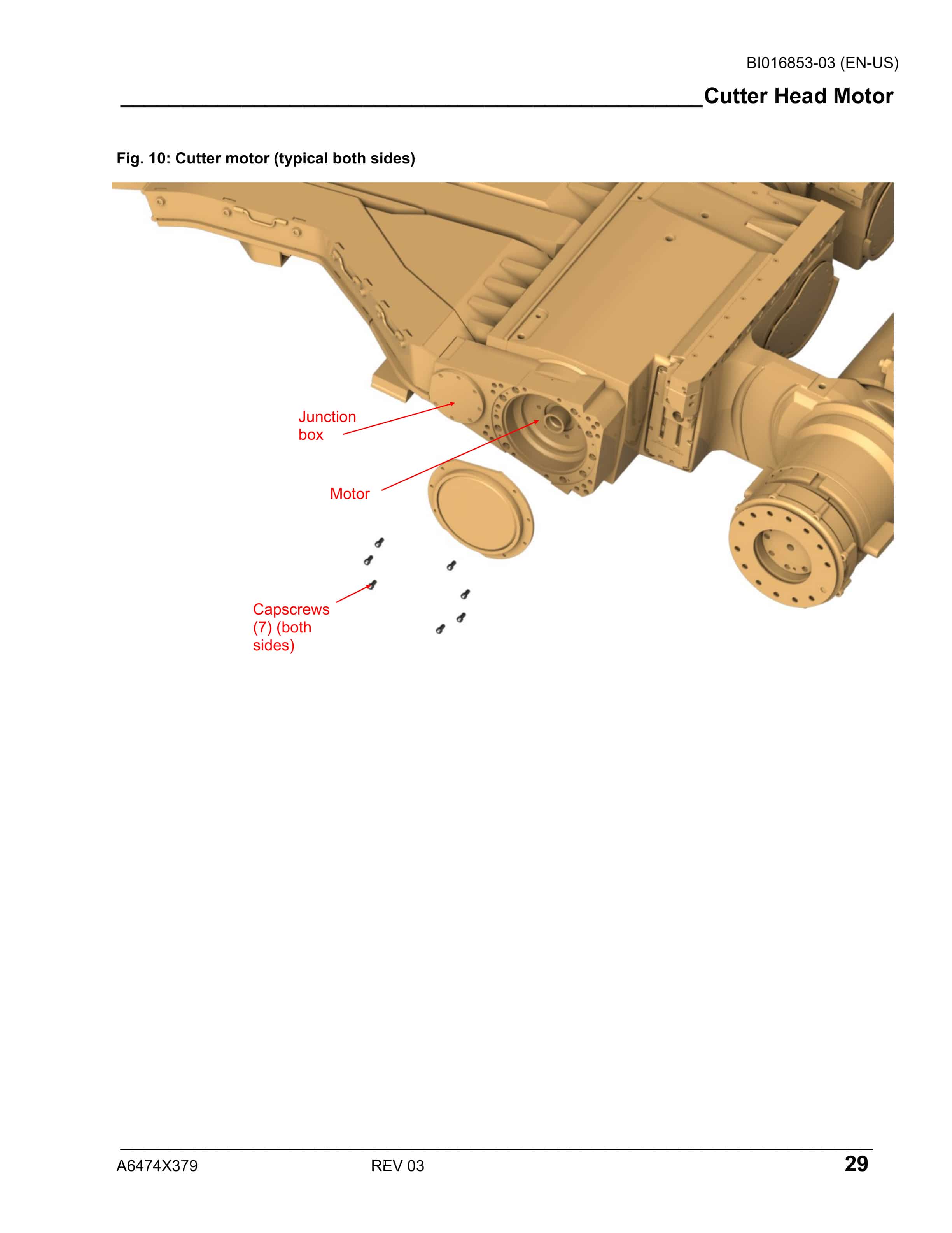 Caterpillar CM235 Continuous Miner Operation And Maintenance Manual BI016853-03-3