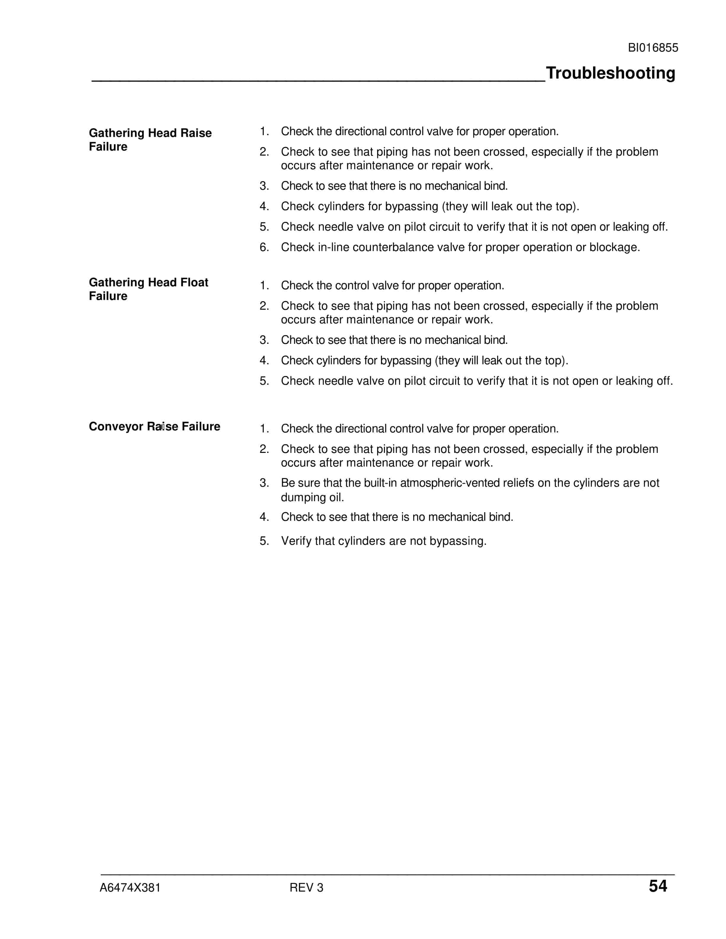 Caterpillar CM235 Continuous Miner Operation And Maintenance Manual BI016855-5