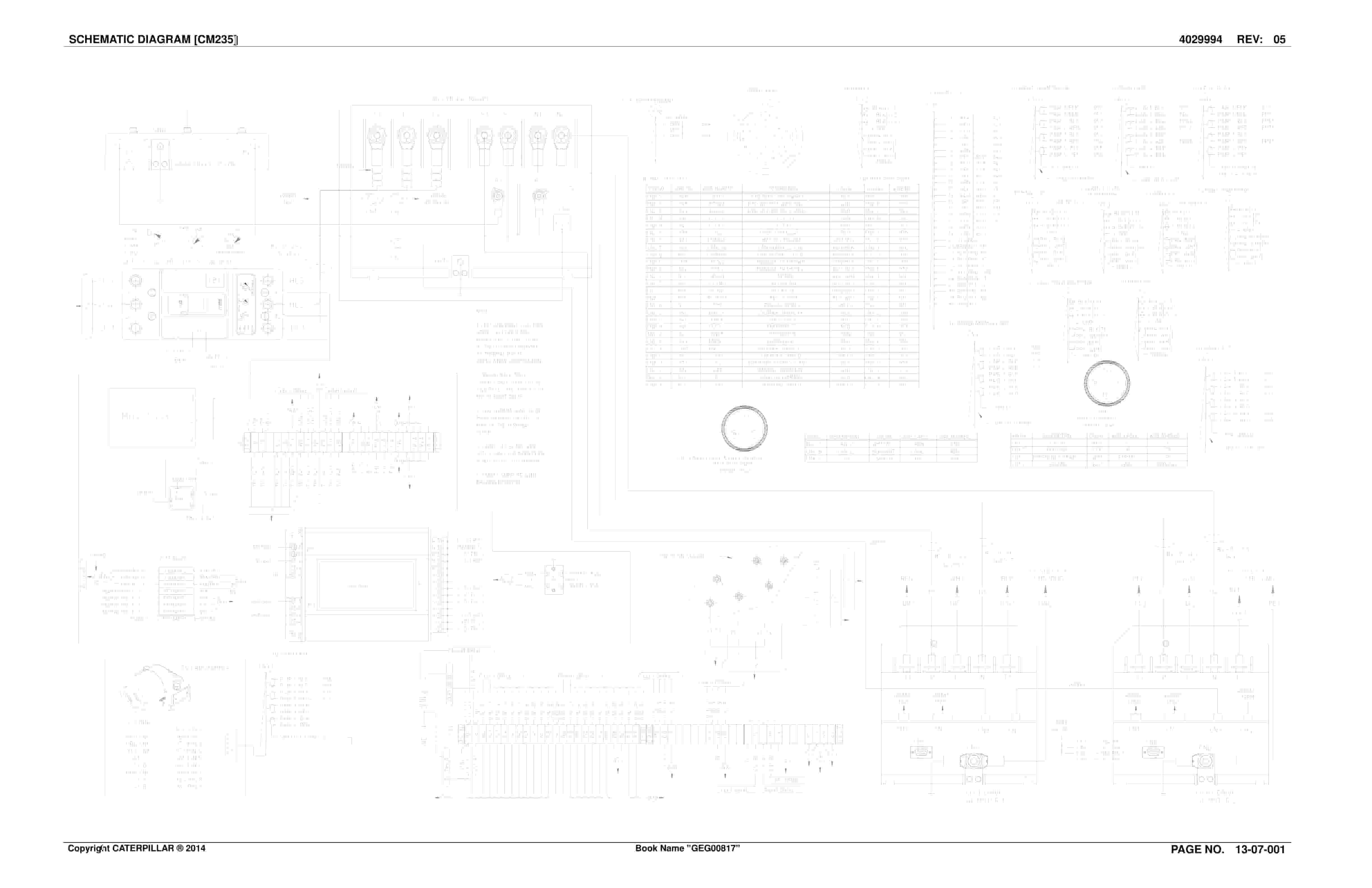 Caterpillar CM235 Continuous Miner Parts Manual BI016261-3