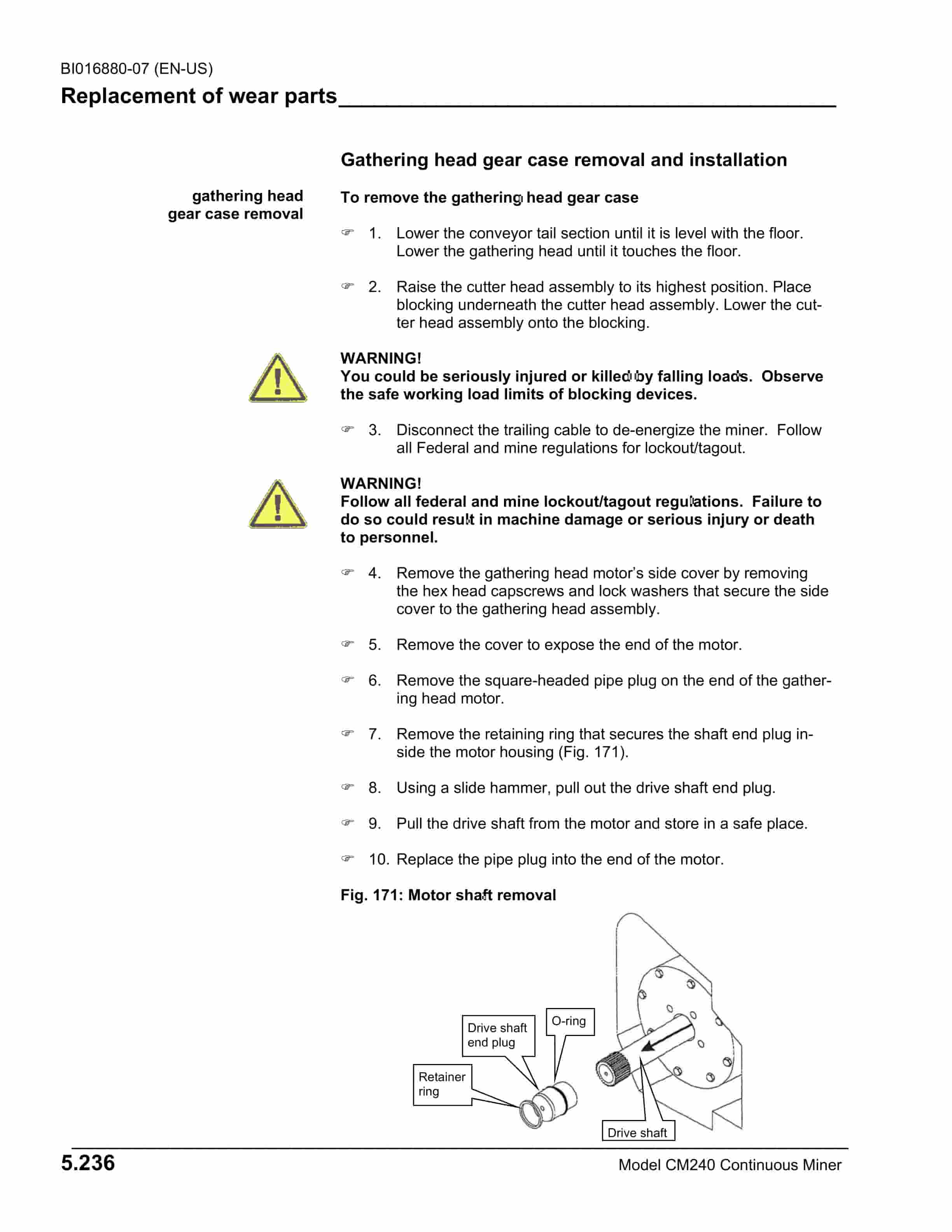 Caterpillar CM240 With Super Simpson Operation And Maintenance Manual BI016880-07-4