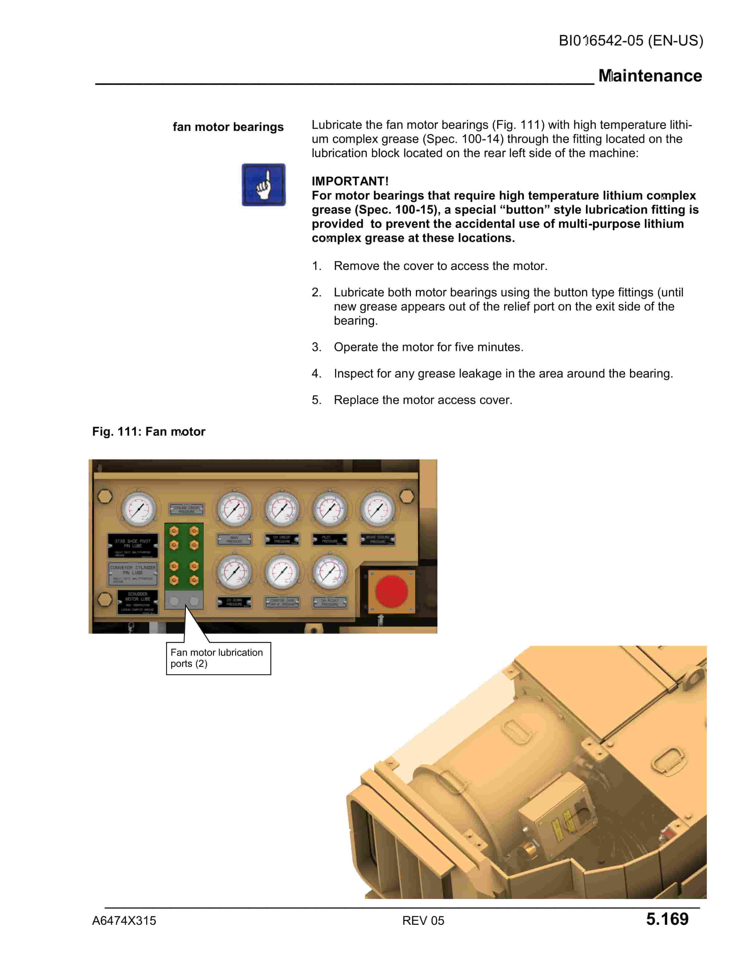 Caterpillar CM345-N Continuous Miner Operation And Maintenance Manual BI016542-05-2