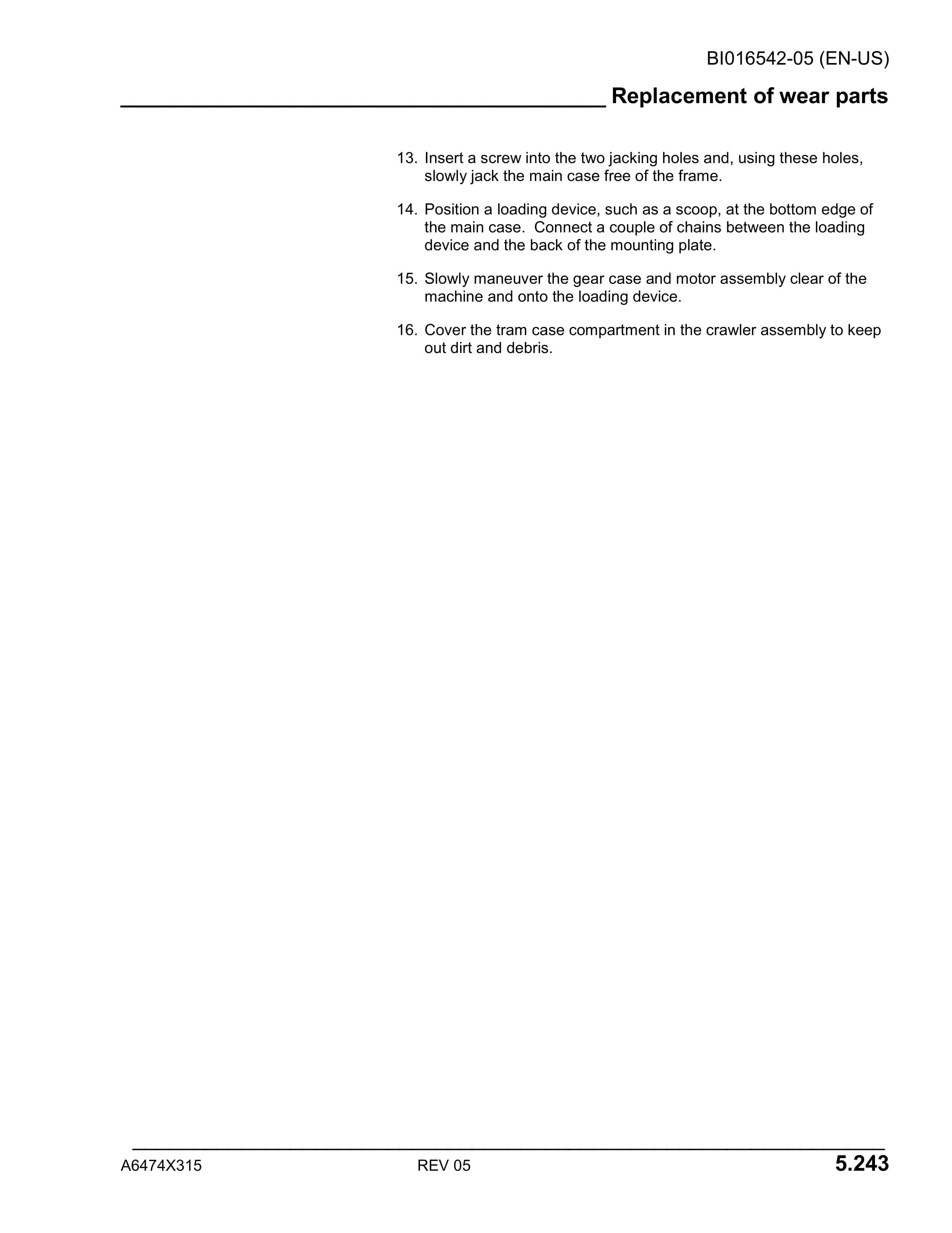 Caterpillar CM345-N Continuous Miner Operation And Maintenance Manual BI016542-05-3