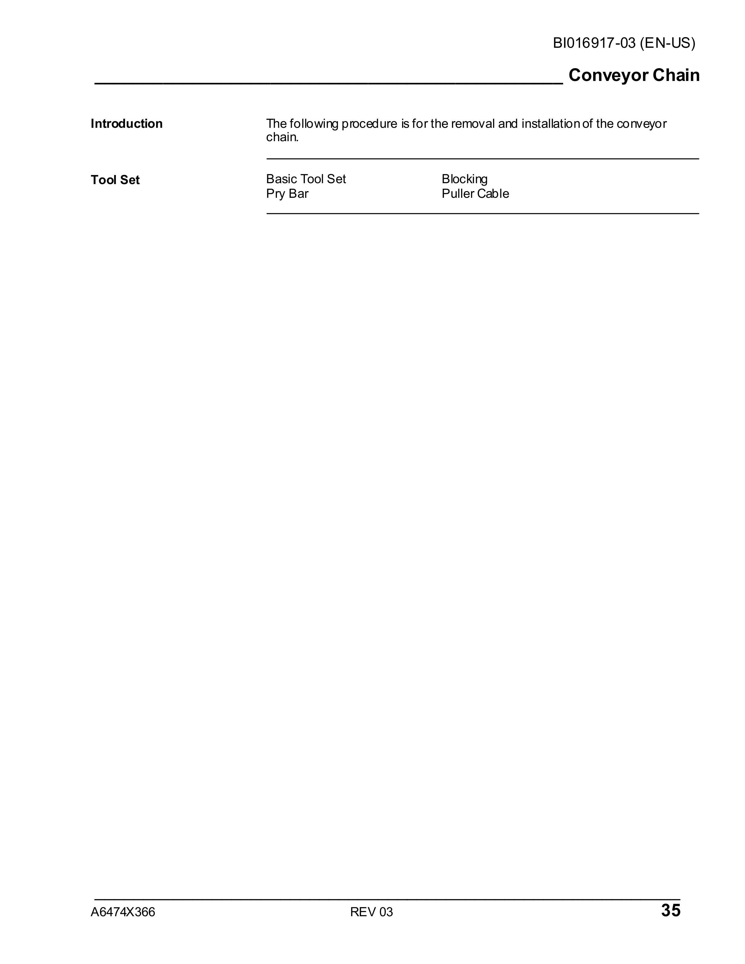 Caterpillar CM445 Continuous Miner Operation And Maintenance Manual BI016917-03-3