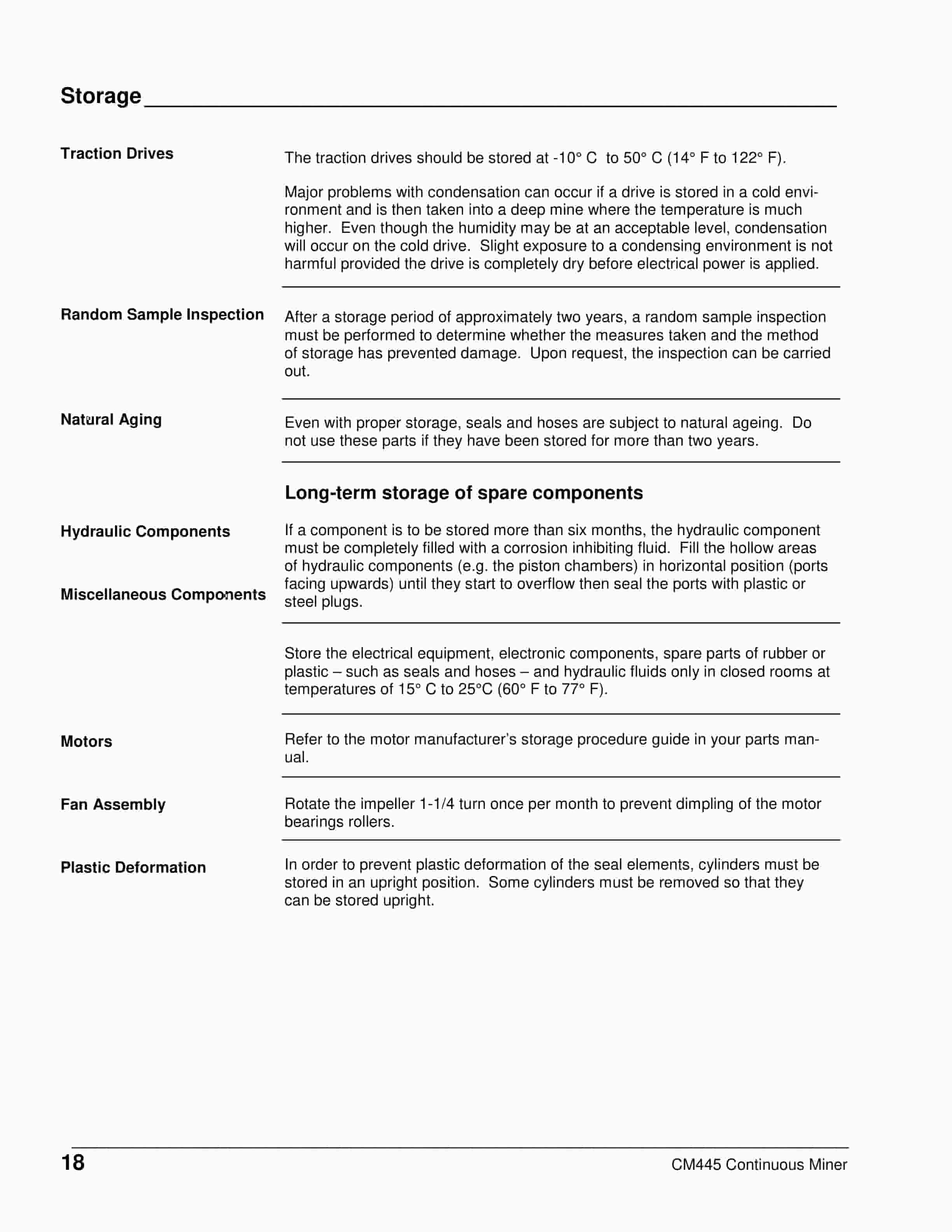 Caterpillar CM445 Continuous Miner Operation And Maintenance Manual BI016957-02-EN-2