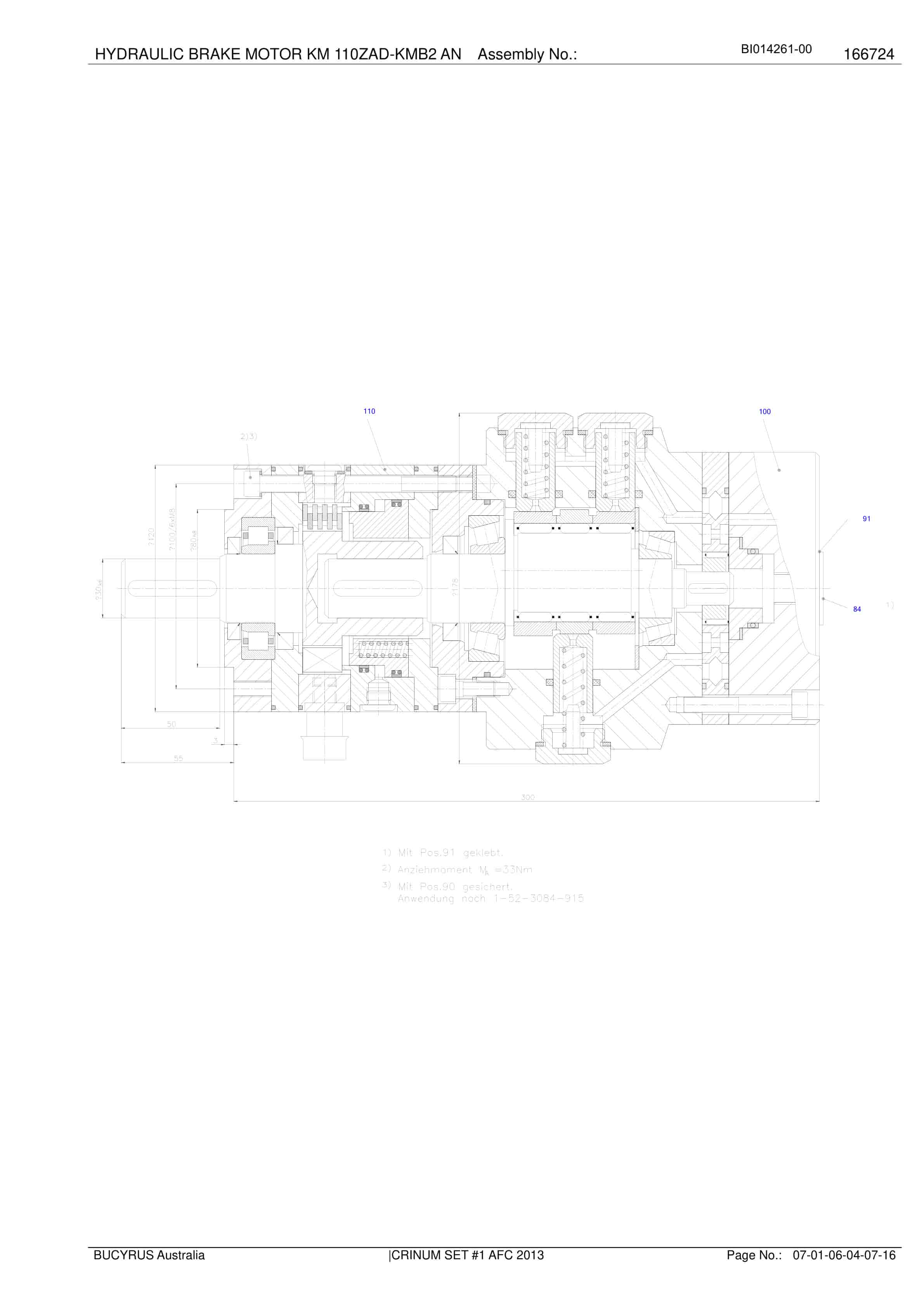 Caterpillar Crinum Set 1 AFC Overhaul 2013 Parts Manual BI014261-00-3