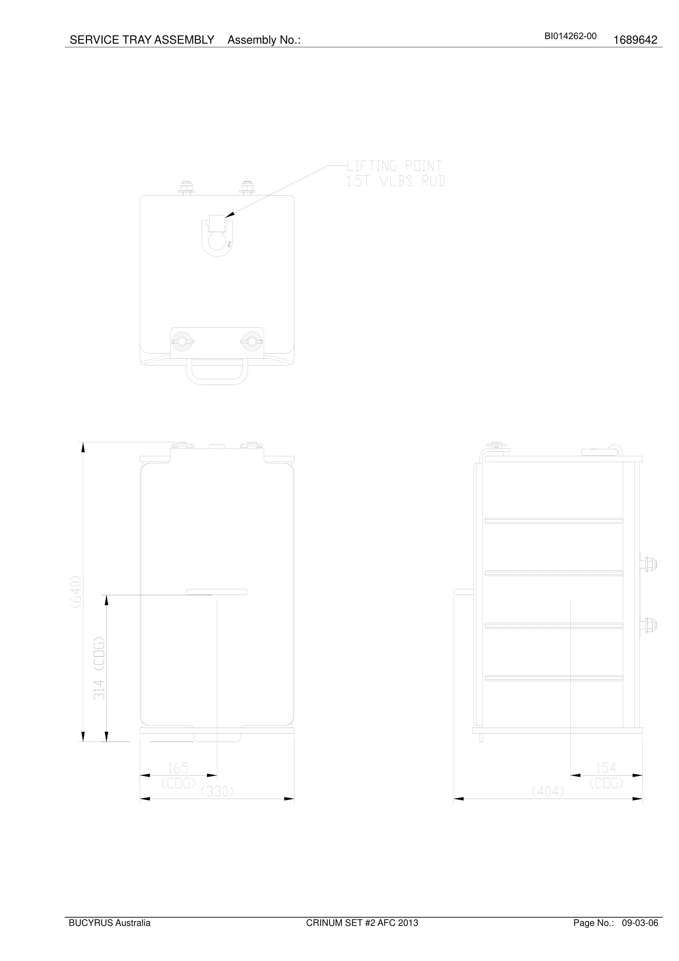 Caterpillar Crinum Set 2 AFC Overhaul 2013 Parts Manual BI014262-00-2