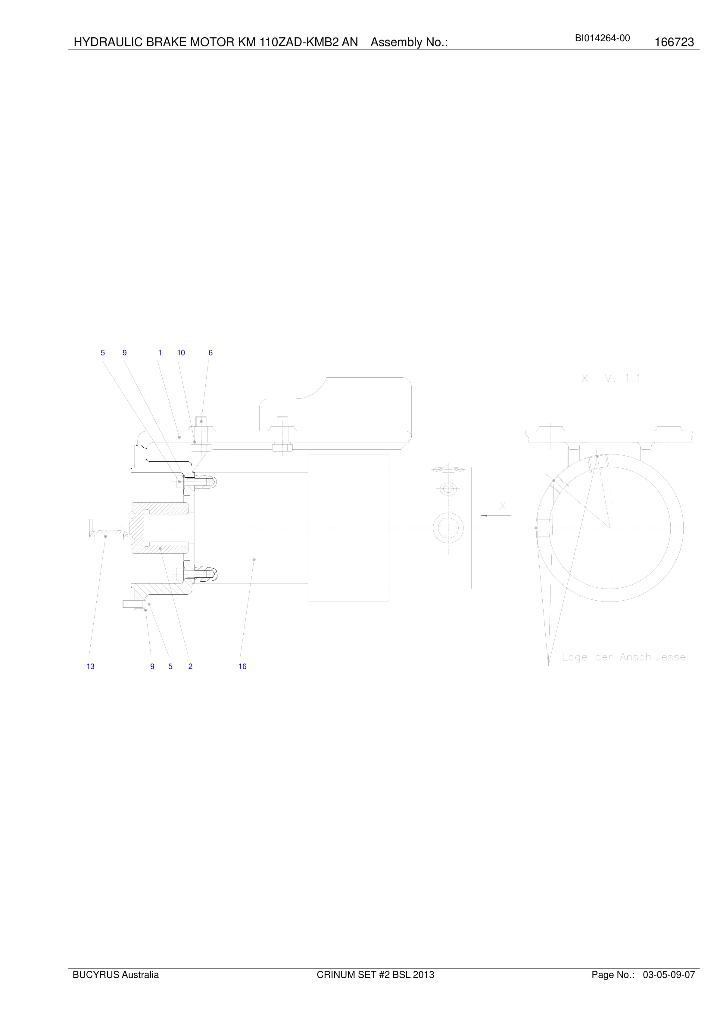 Caterpillar Crinum Set 2 BSL 2013 Parts Manual BI014264-00-4