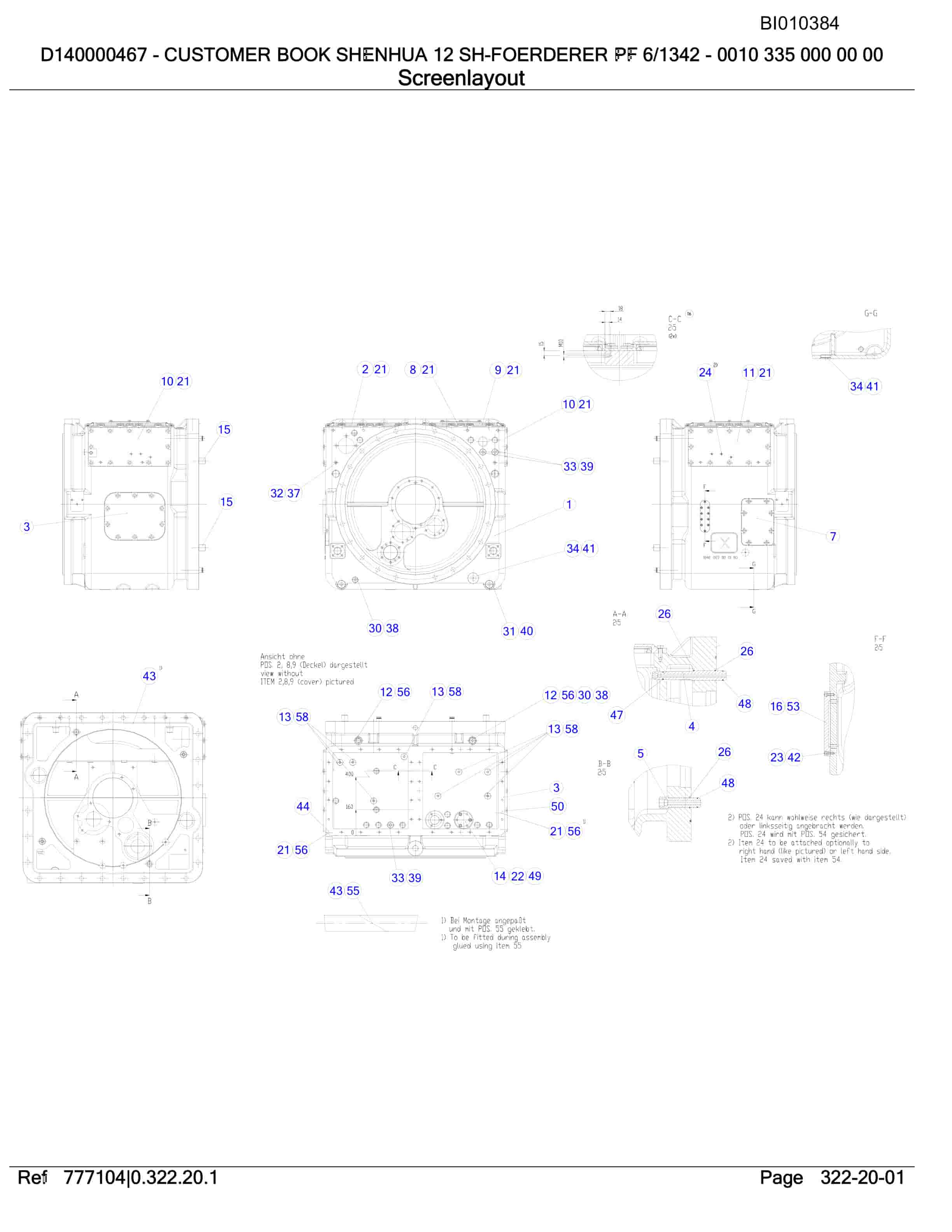 Caterpillar D140000467 Parts Manual BI010384-4