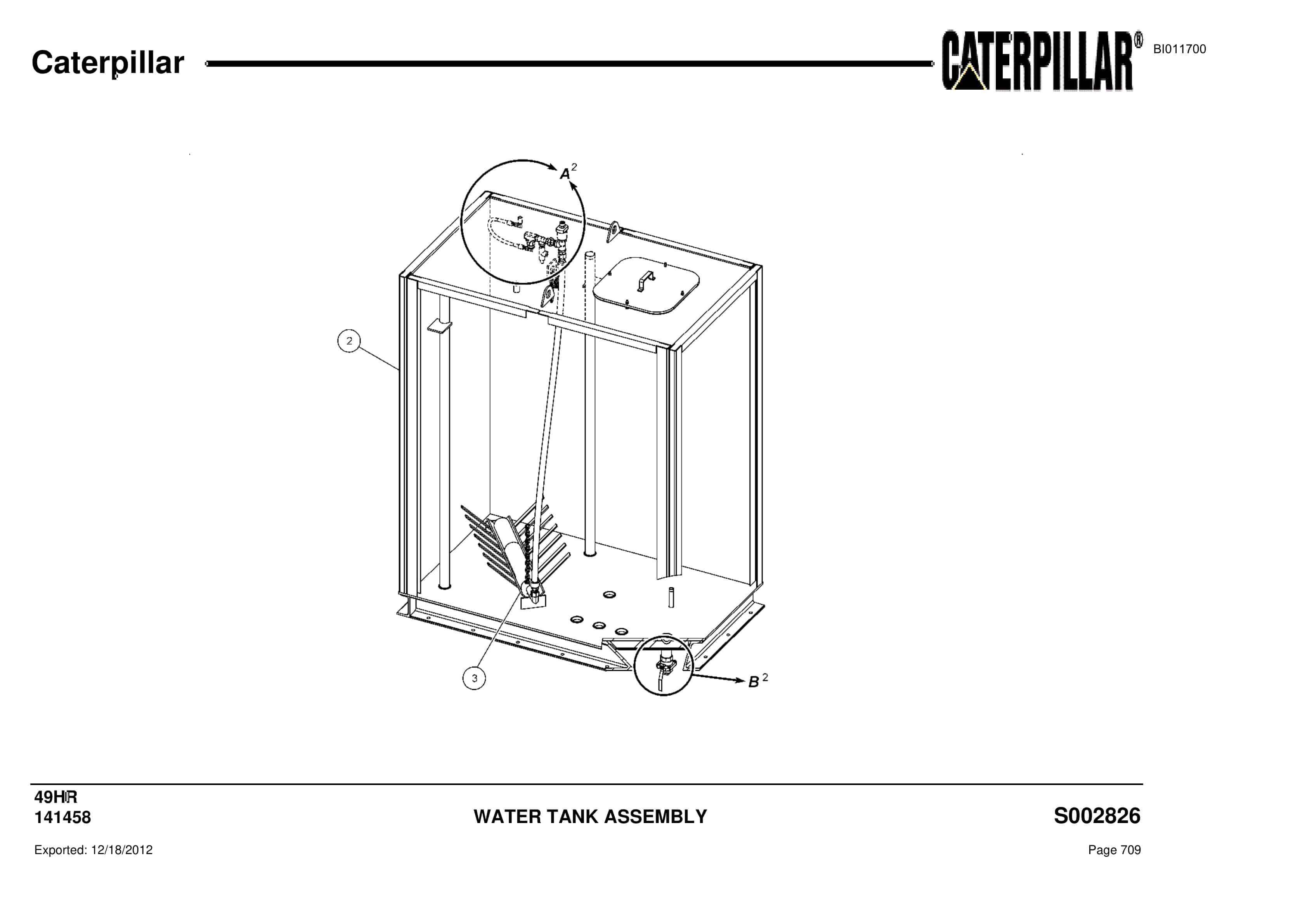 Caterpillar Electric Rope Shovel Parts Manual BI011700-3