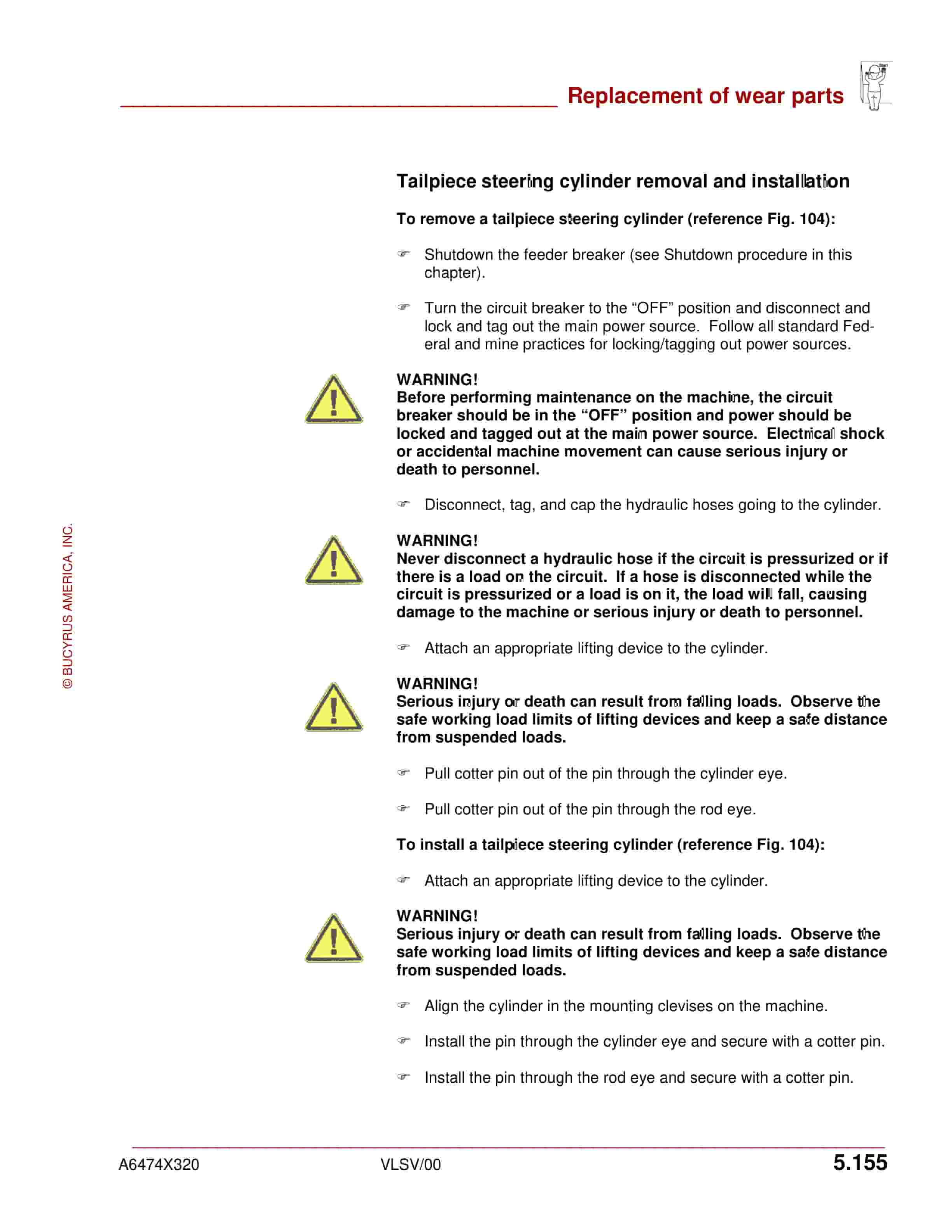 Caterpillar FB110 Feeder Breaker Operation And Maintenance Manual BI016871-01-EN-5
