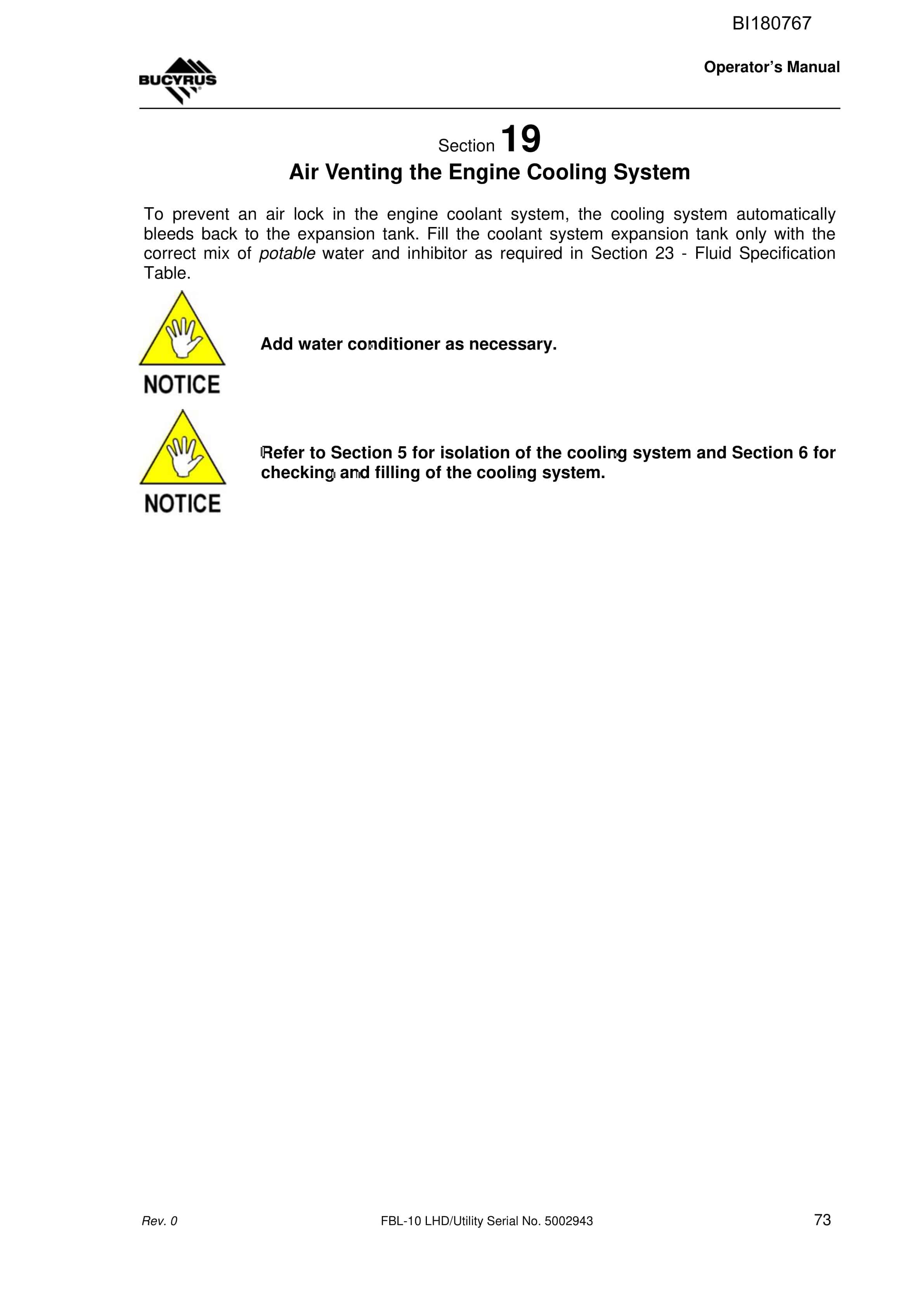 Caterpillar FBL-10 LHD-Utility Vehicle Technical Manual BI180767 4 Caterpillar FBL-10 LHD-Utility Vehicle Technical Manual BI180767 - Image 4