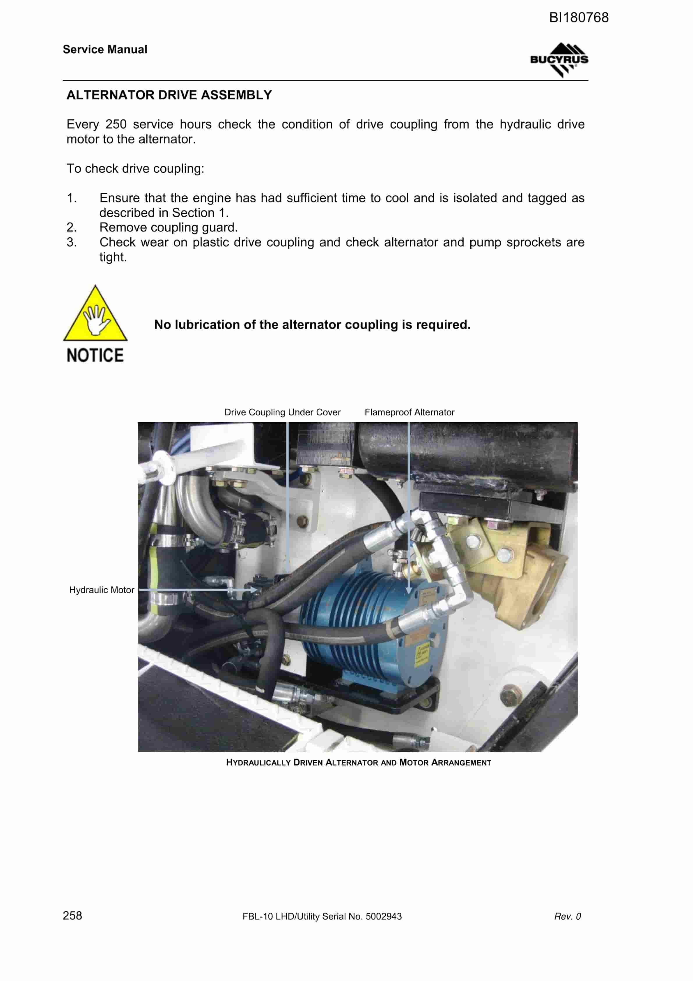 Caterpillar FBL-10 LHD-Utility Vehicle Technical Manual BI180768 4 Caterpillar FBL-10 LHD-Utility Vehicle Technical Manual BI180768 - Image 4