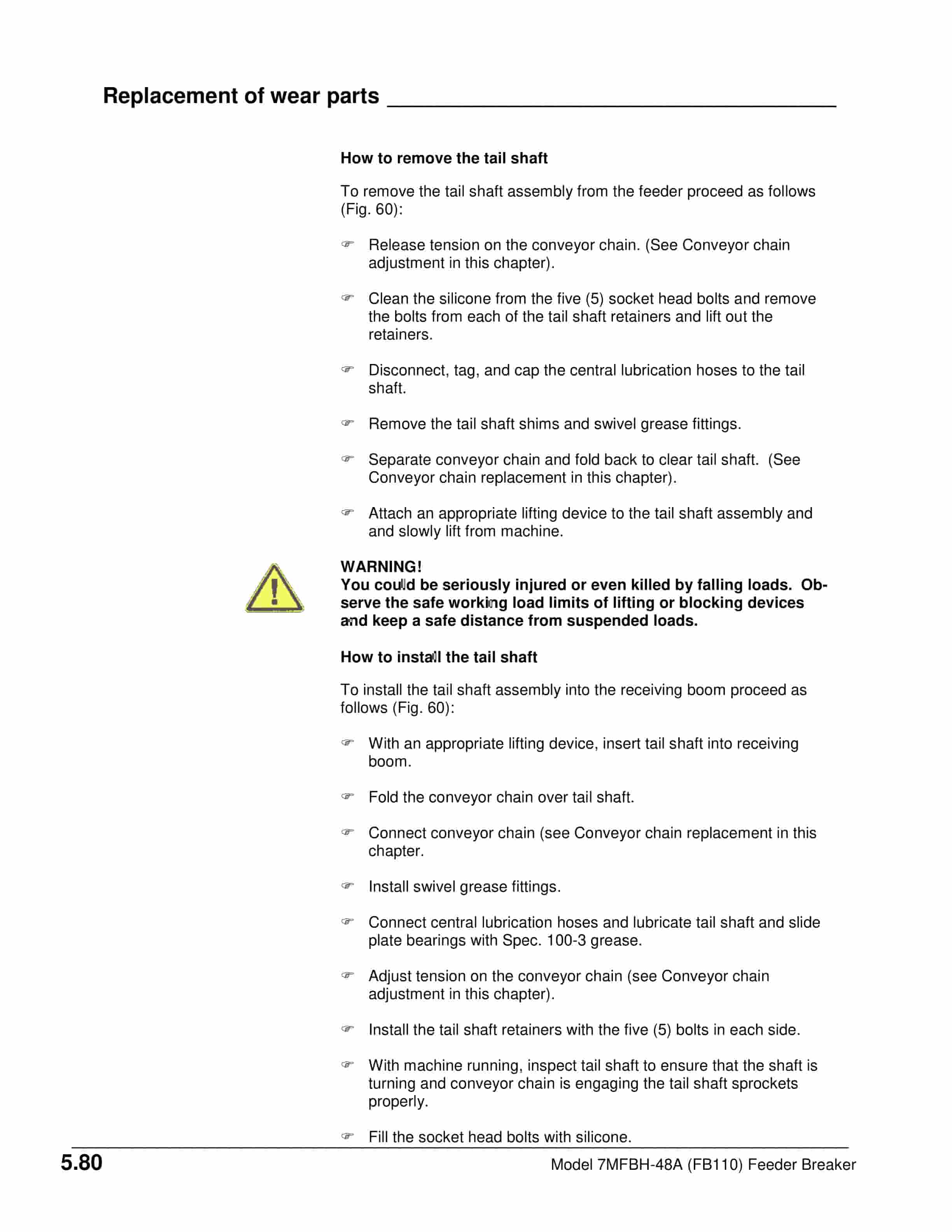 Caterpillar Feeder Breaker 7MFBH-48A Operation Manual BI016594-3