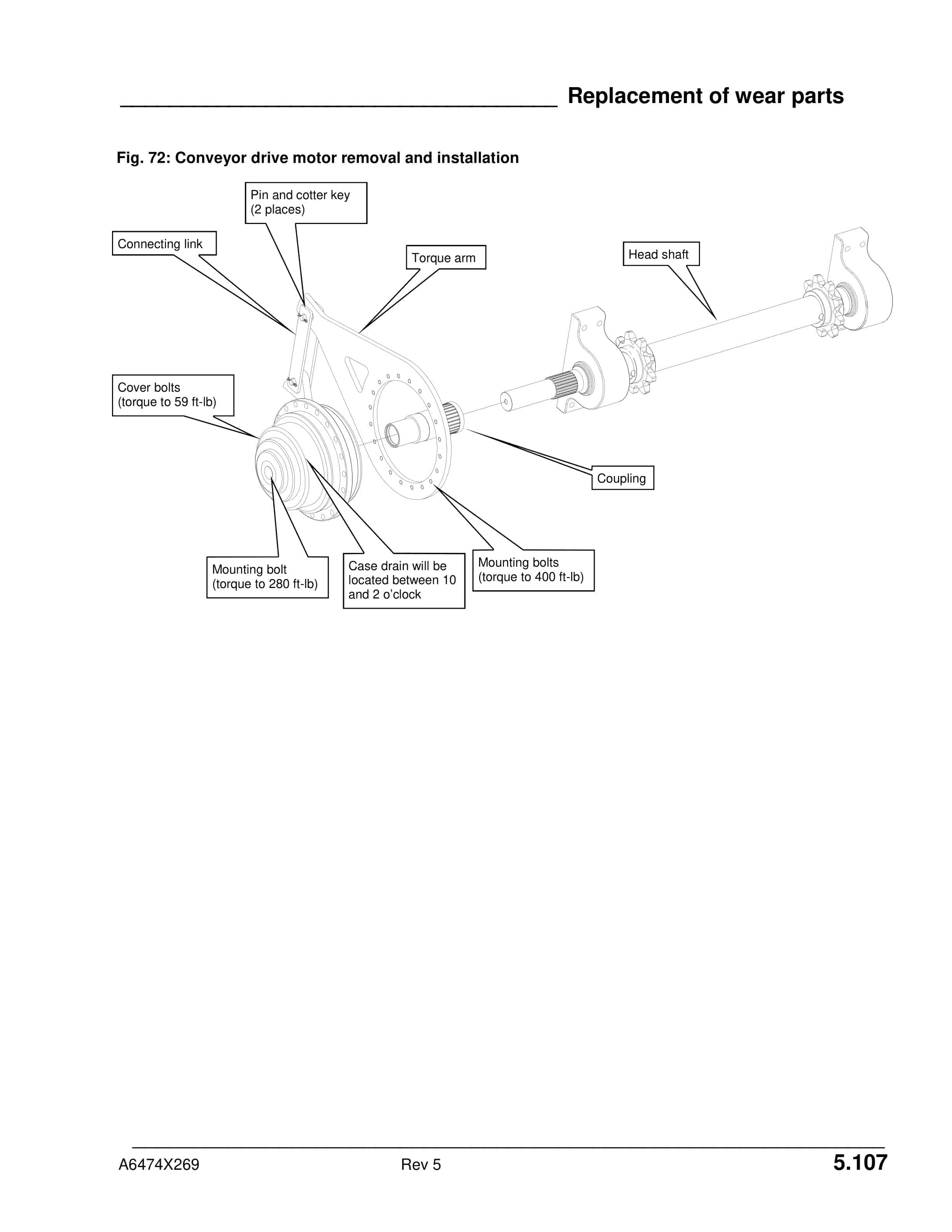 Caterpillar Feeder Breaker 7MFBH-48A Operation Manual BI016594-5