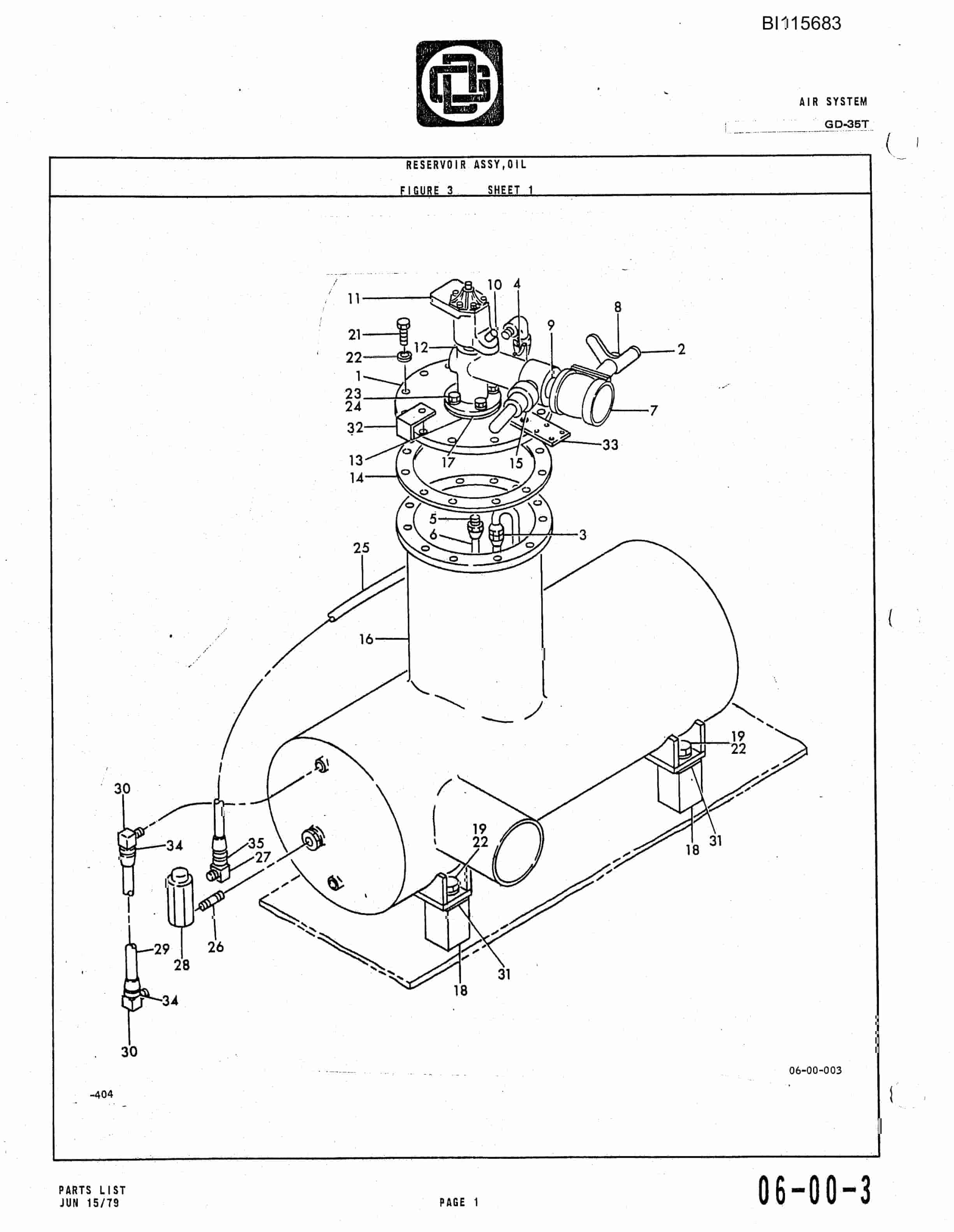 Caterpillar GD-35T Parts Manual BI115683-2
