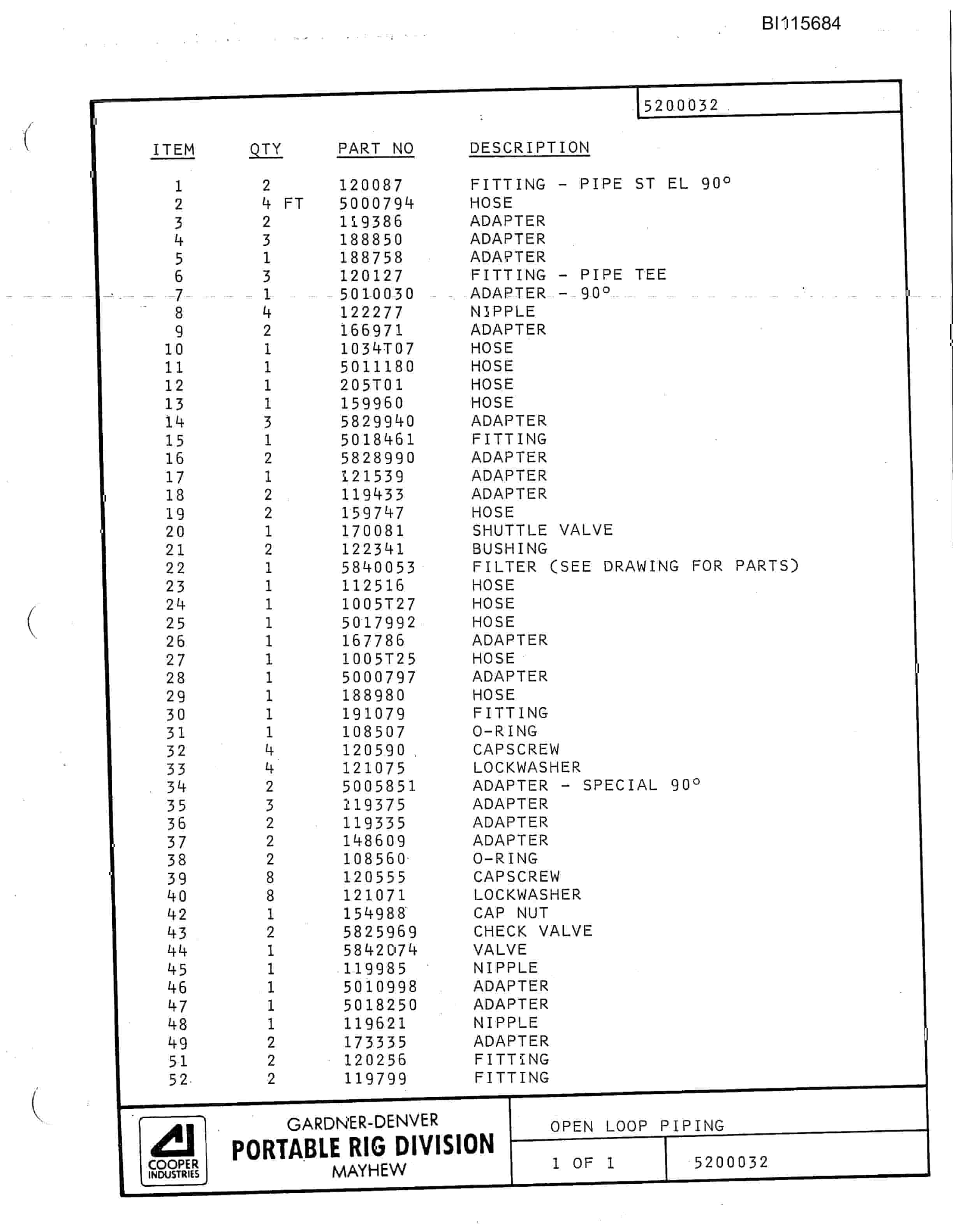 Caterpillar GD-45C Parts Manual BI115684-3