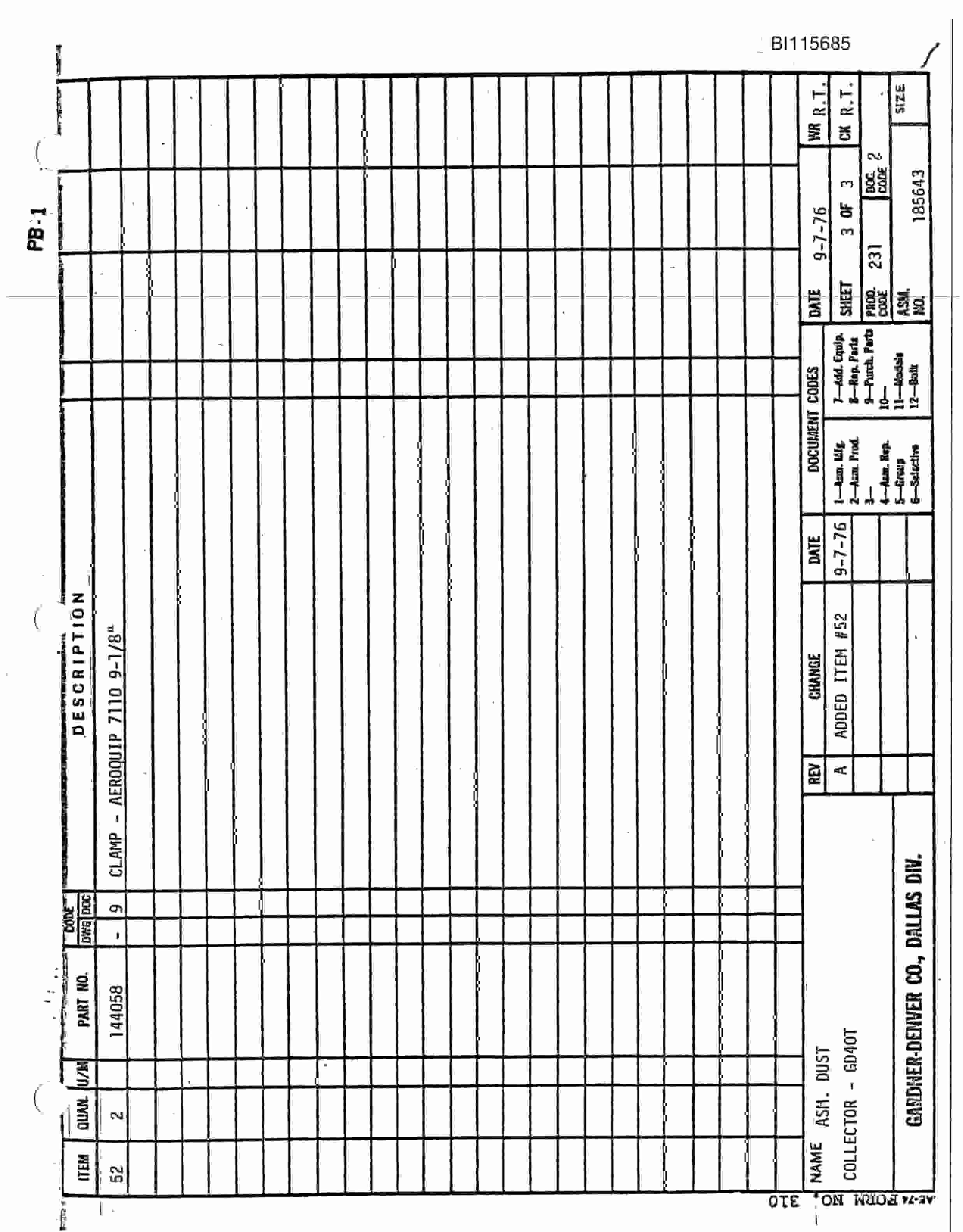 Caterpillar GD40-T Parts Manual BI115685-2