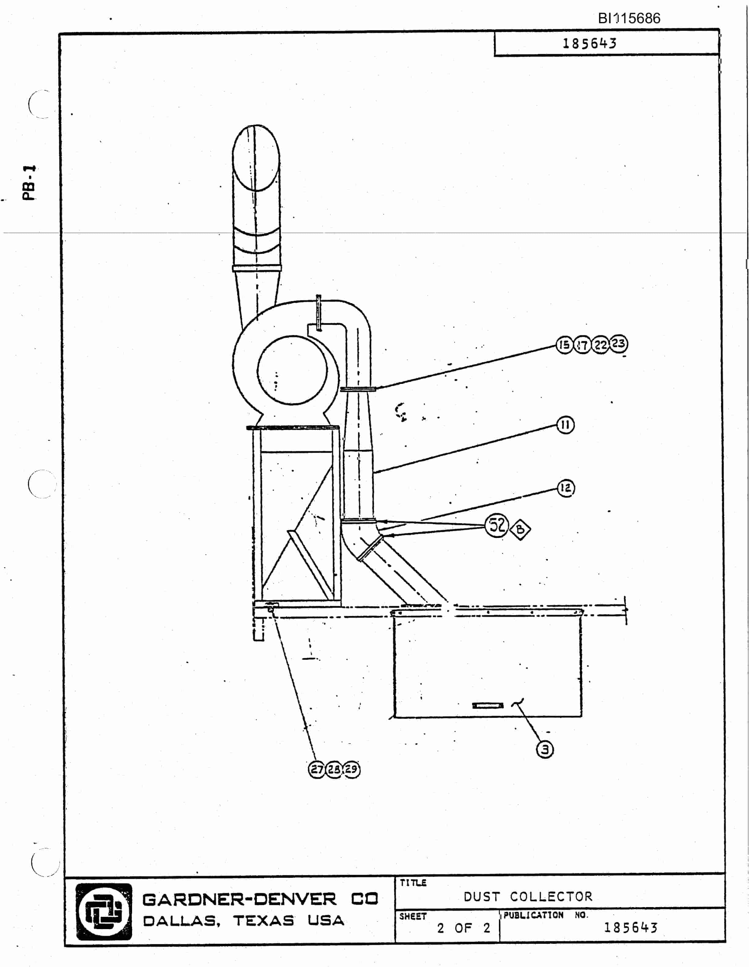 Caterpillar GD40-T Parts Manual BI115686-3