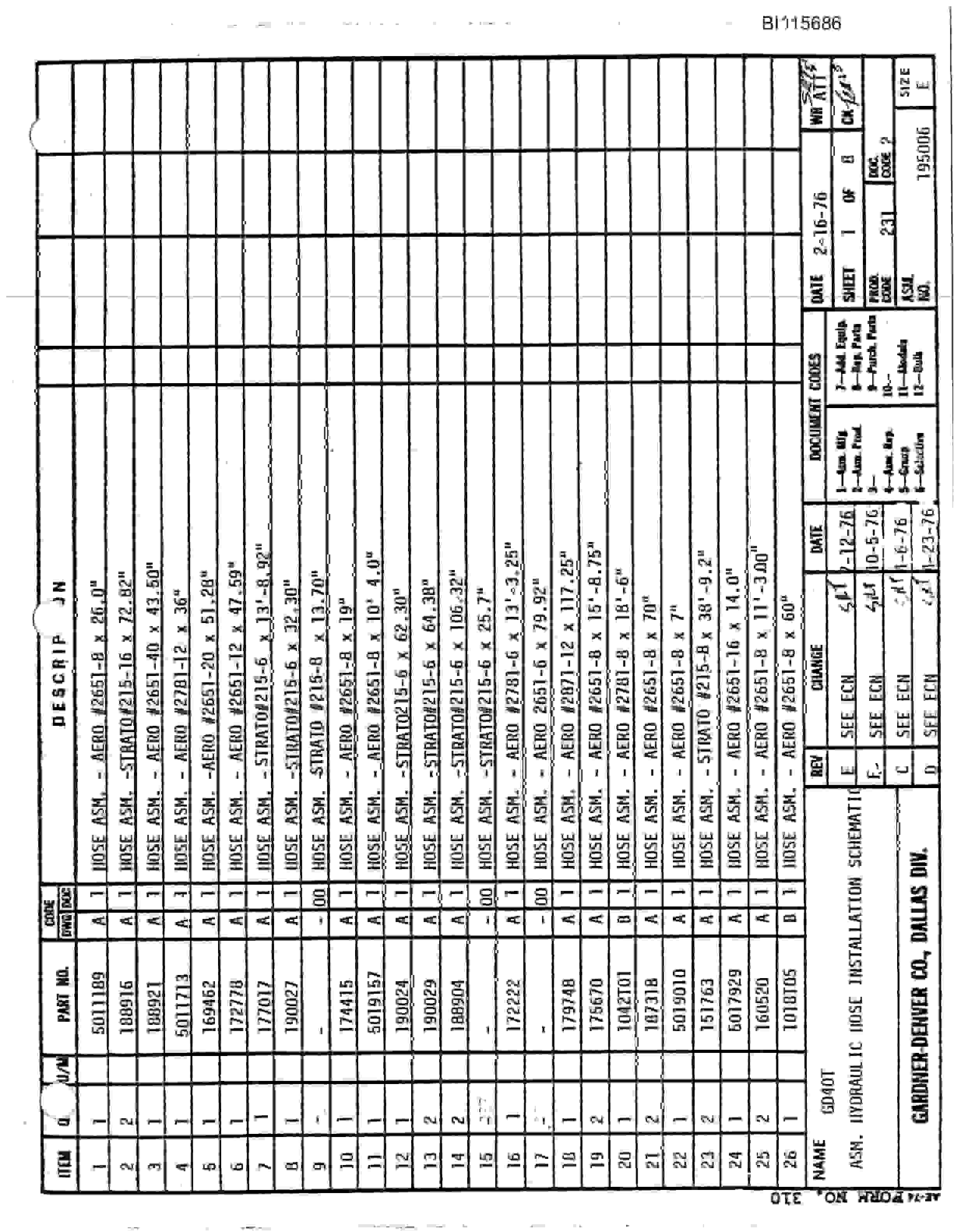 Caterpillar GD40-T Parts Manual BI115686-4
