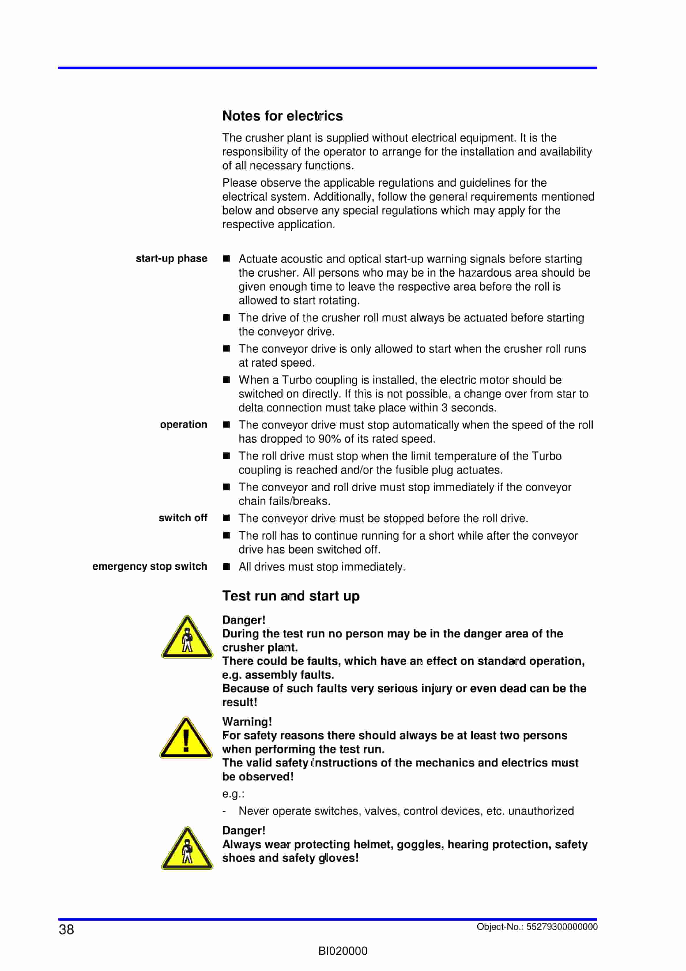 Caterpillar Impact Roll Crusher SB 0916 Operation And Maintenance Manual BI020000-4