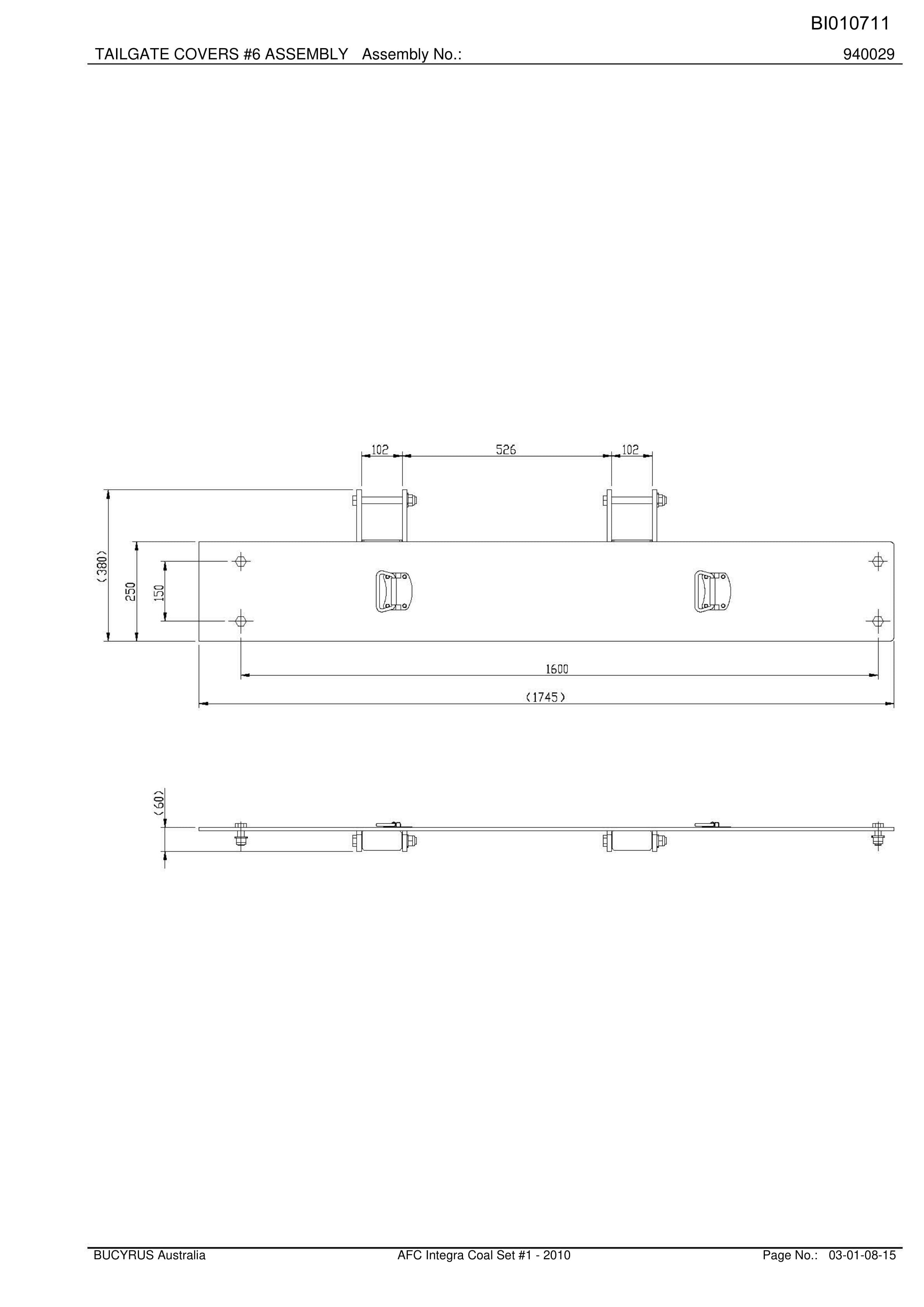 Caterpillar Integra Coal AFC Parts Manual BI010711-3