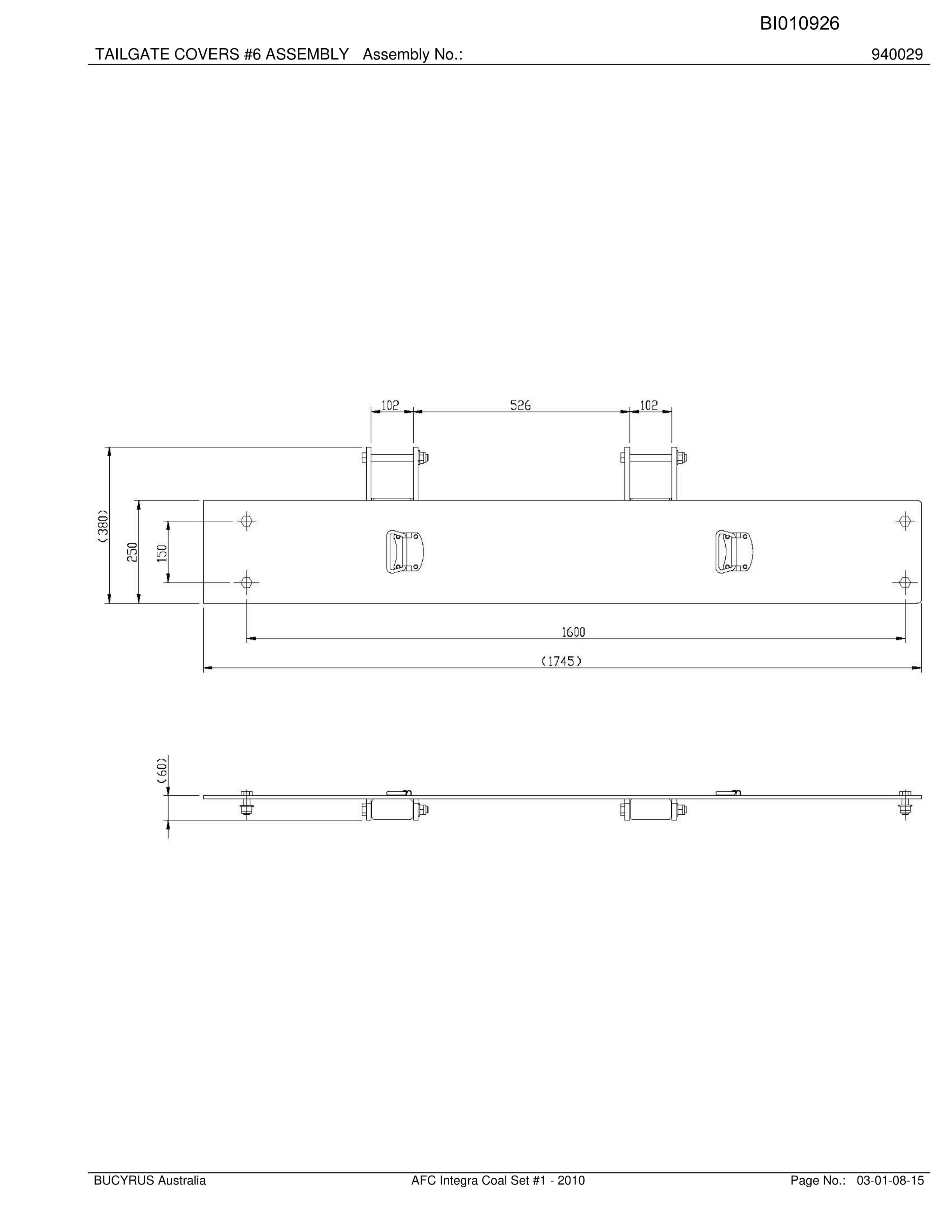 Caterpillar Integra Coal AFC Parts Manual BI010926-3