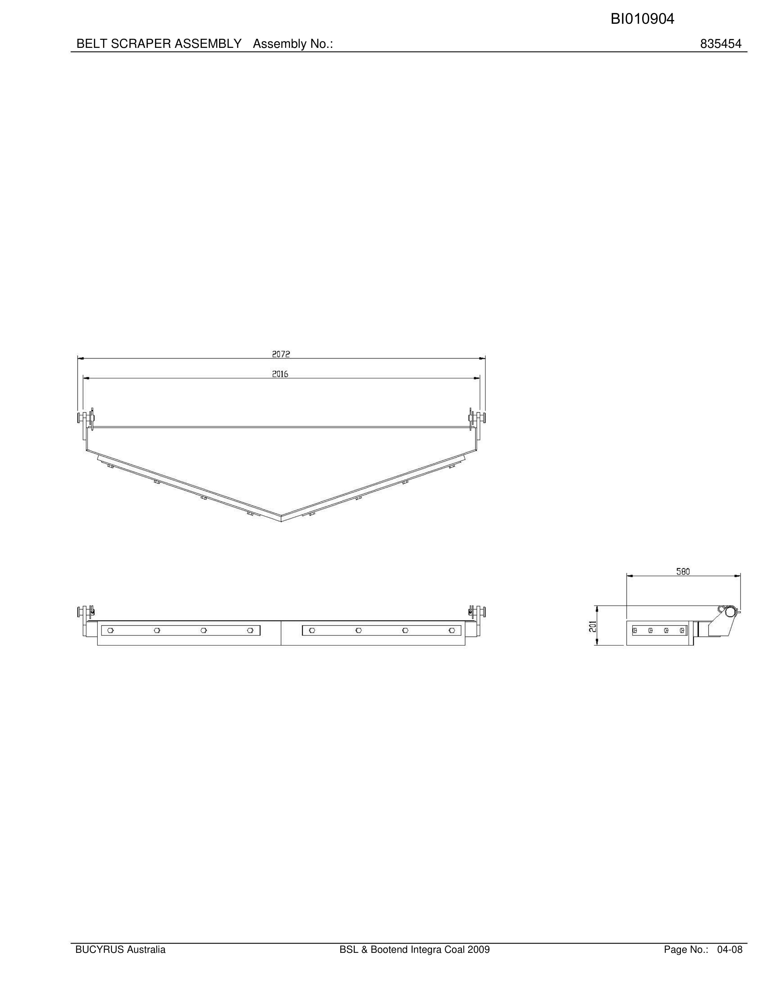 Caterpillar Integra Coal BSL And Bootend 2009 Parts Manual BI010904-3