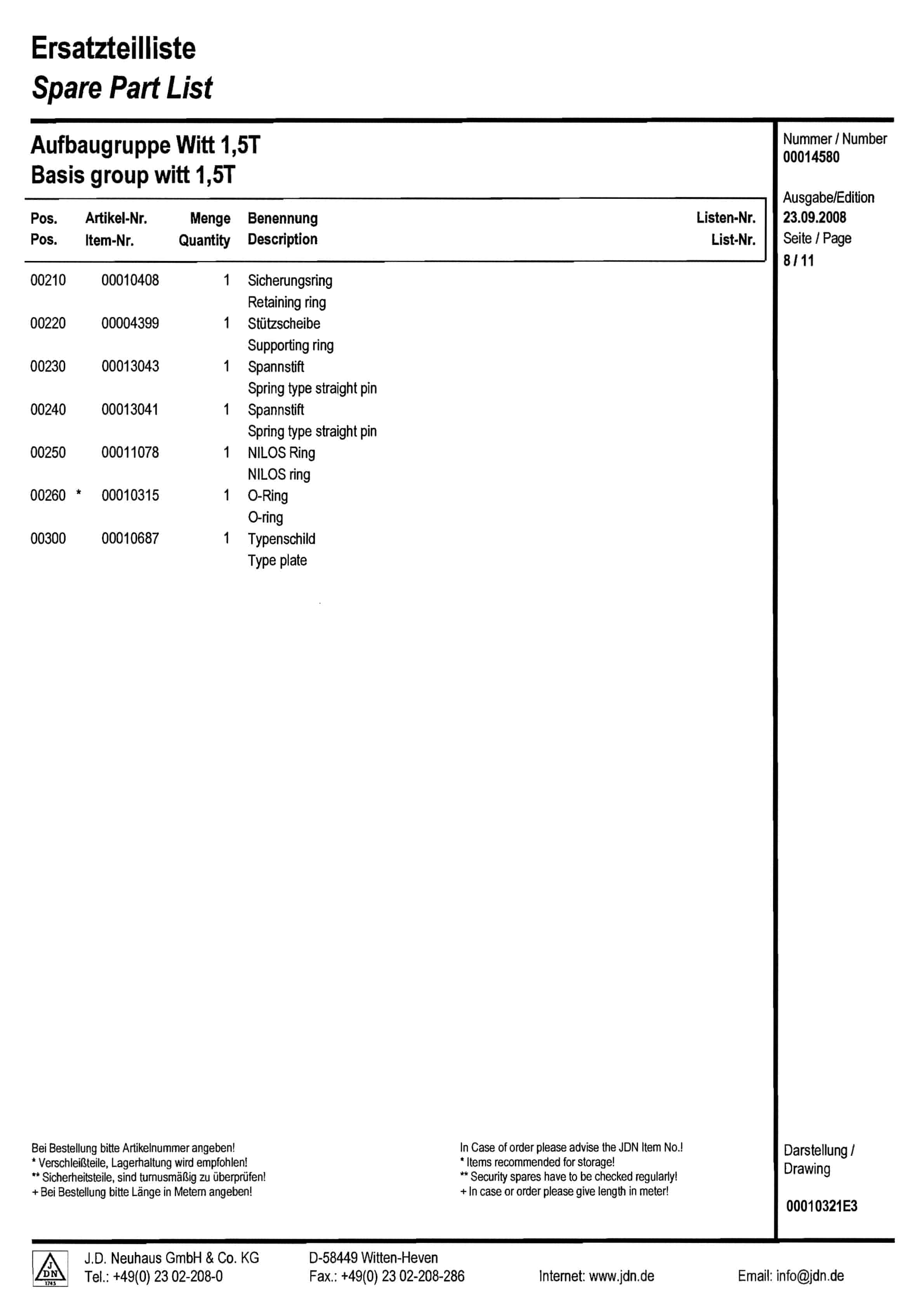 Caterpillar JDN Ratchet Type Hoists Operation And Maintenance Manual BI019790-3