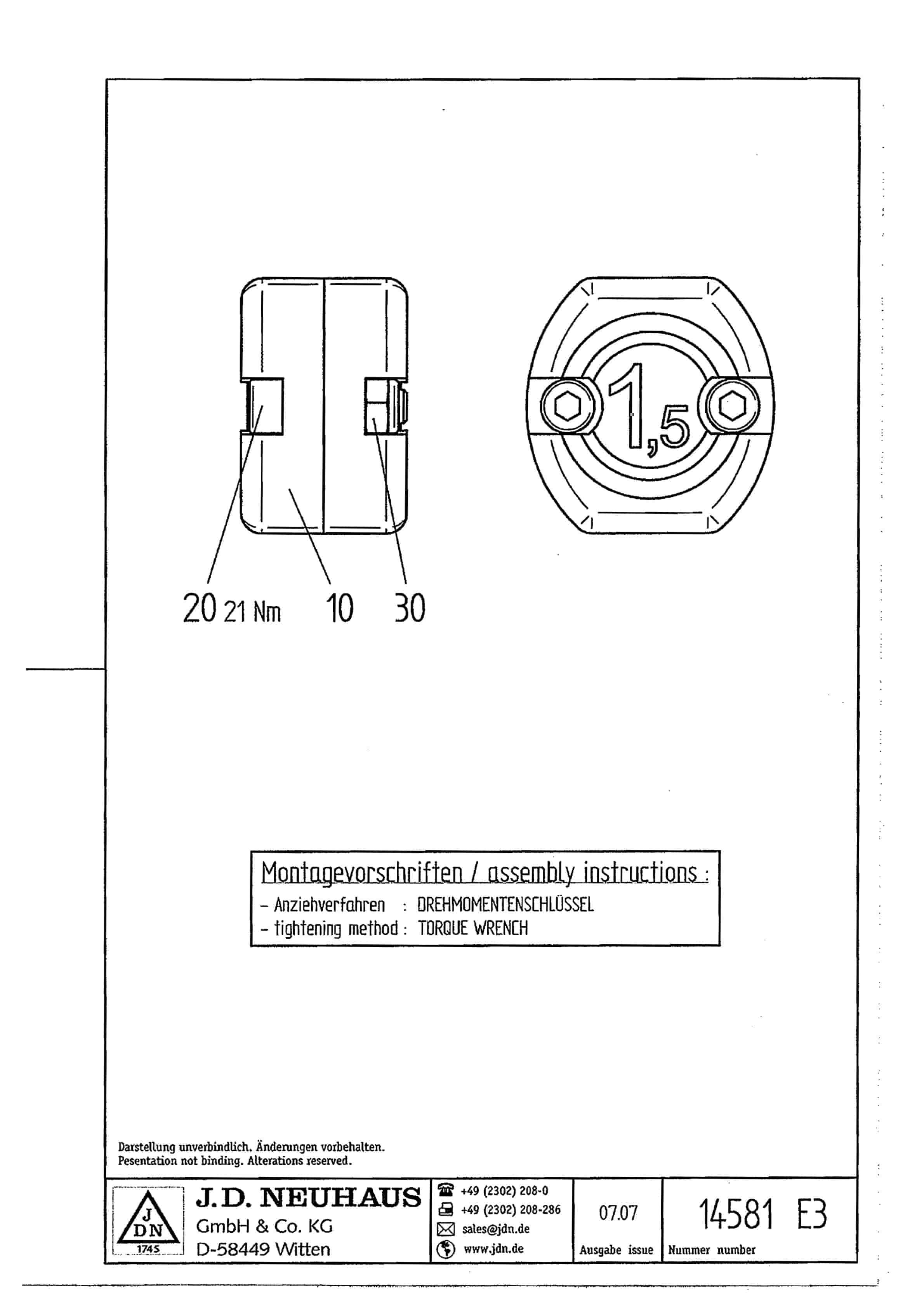 Caterpillar JDN Ratchet Type Hoists Operation And Maintenance Manual BI019790-5