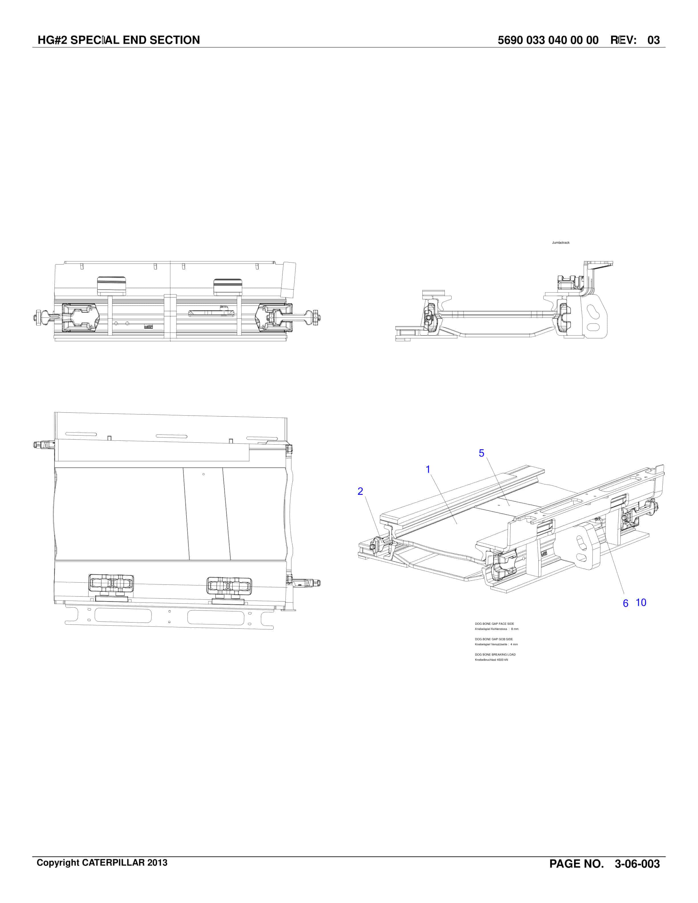 Caterpillar Longwall System Parts Catalog BI019994-3