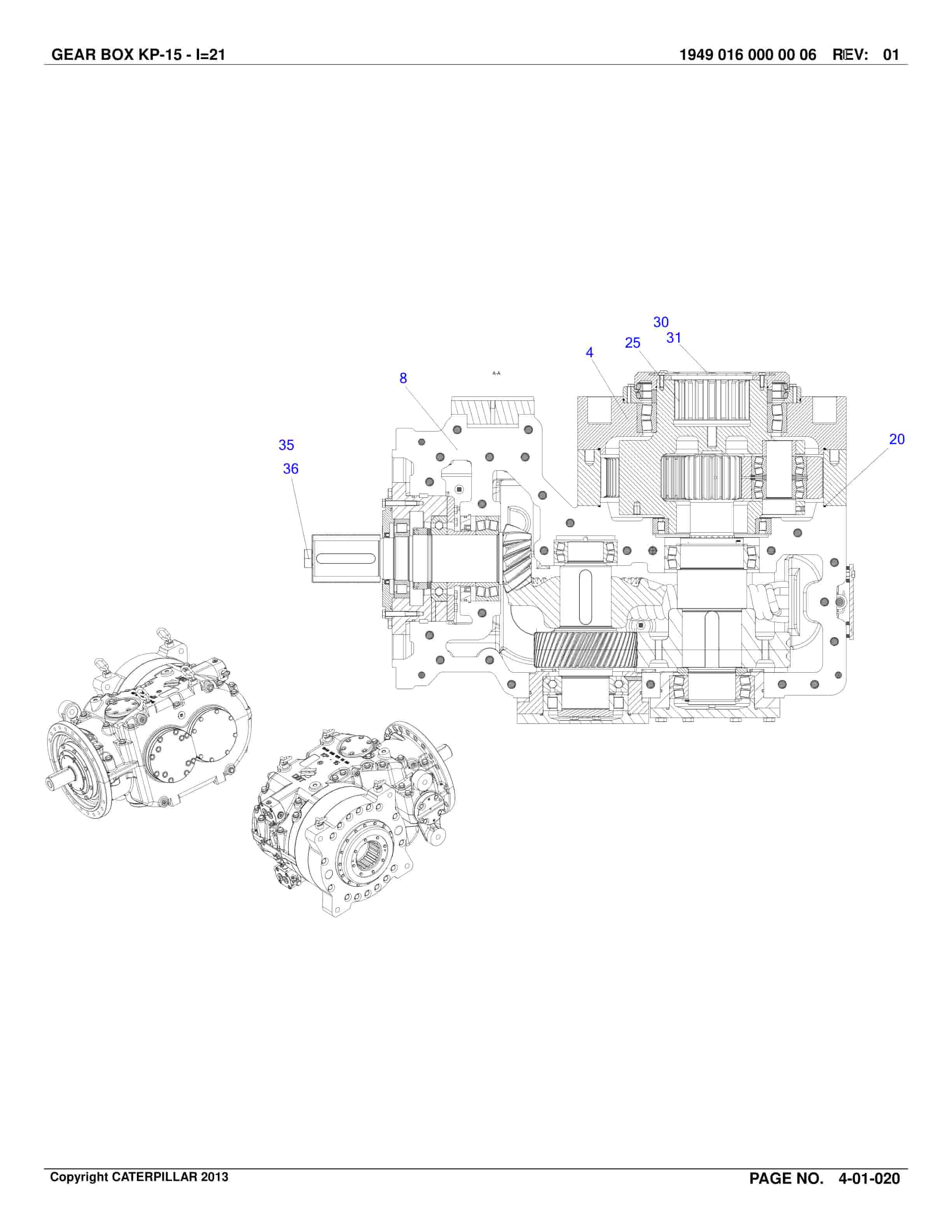 Caterpillar Longwall System Parts Catalog BI019994-4