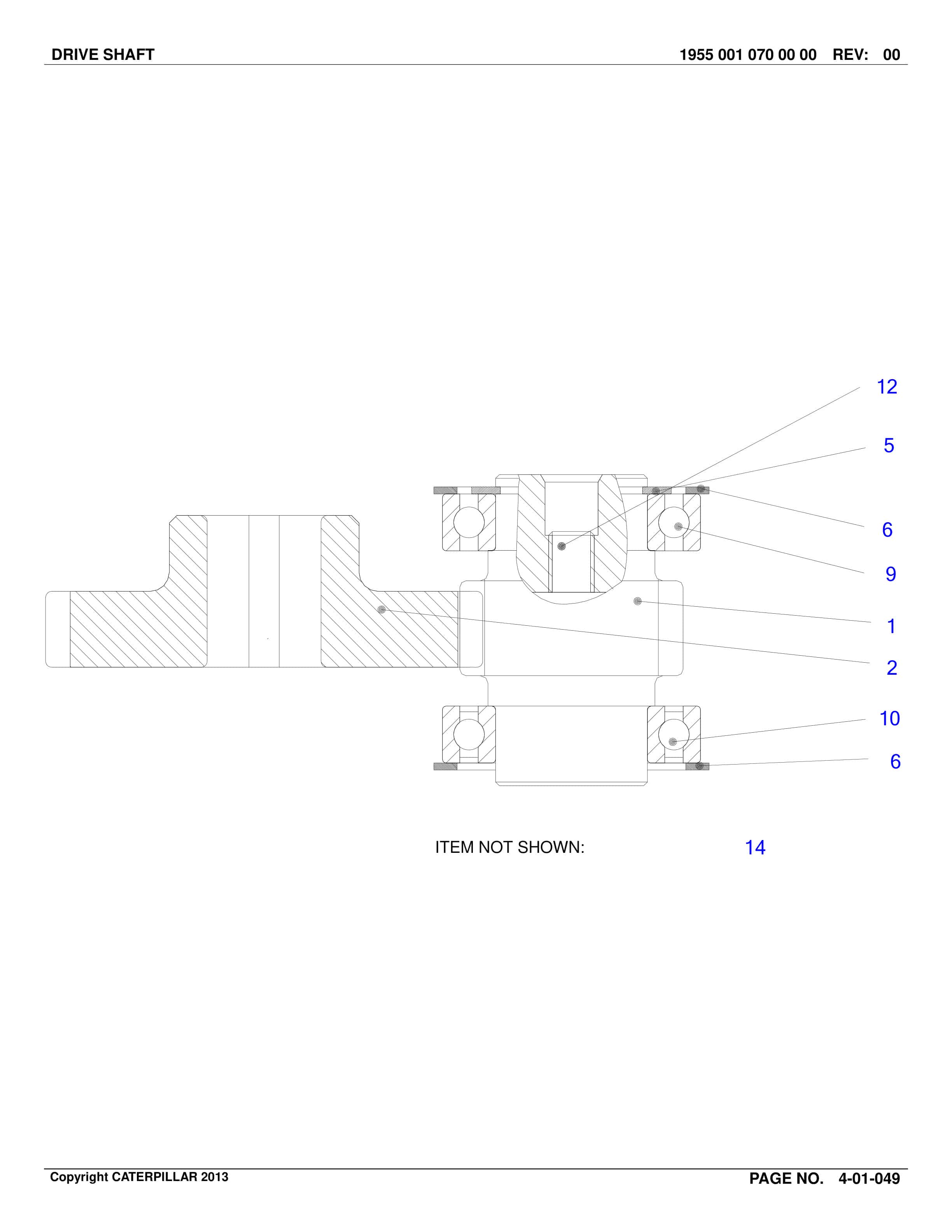 Caterpillar Longwall System Parts Catalog BI019994-5