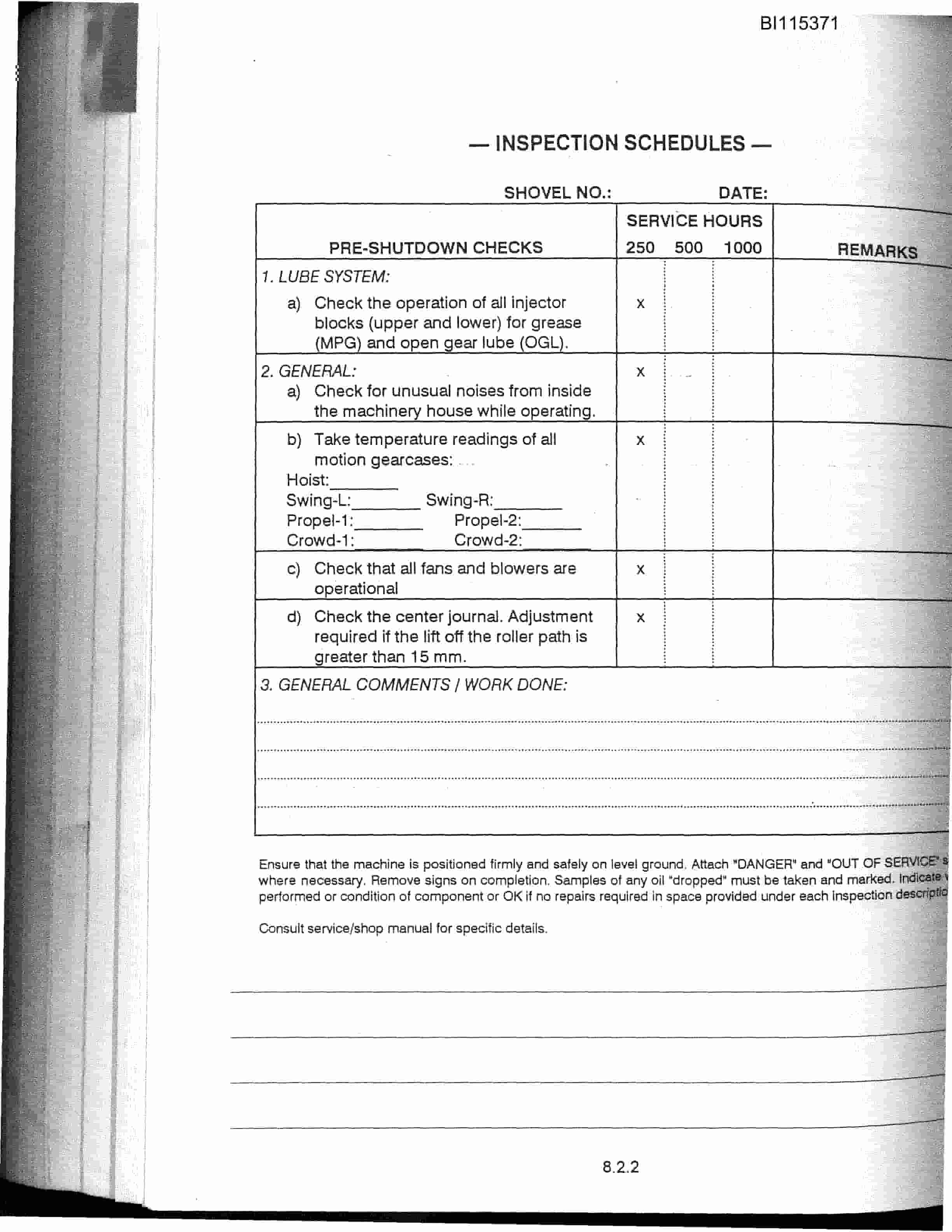 Caterpillar LS-10 Air Compressor Technical Manual BI115371-3