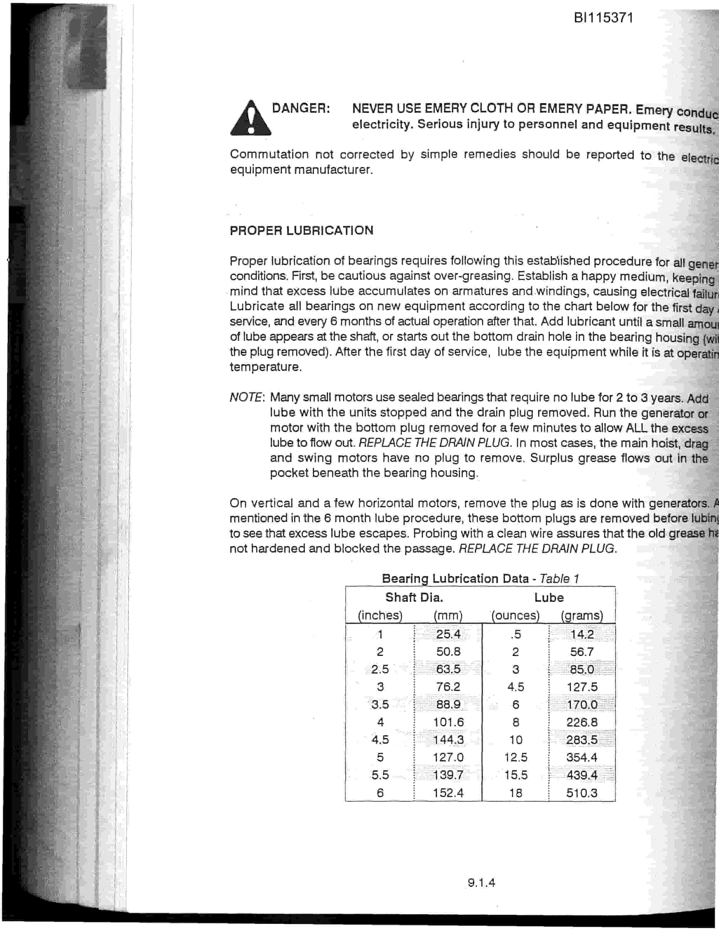 Caterpillar LS-10 Air Compressor Technical Manual BI115371-4