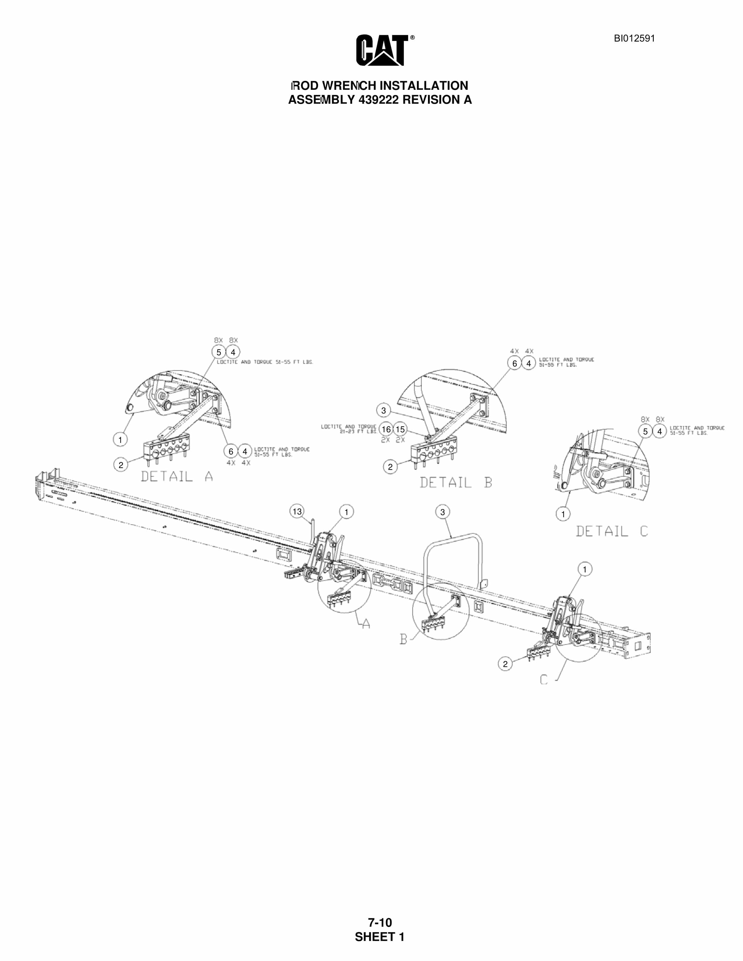 Caterpillar MD5050 Hydra-Track Drill Parts Manual BI012591 4 Caterpillar MD5050 Hydra-Track Drill Parts Manual BI012591 - Image 4