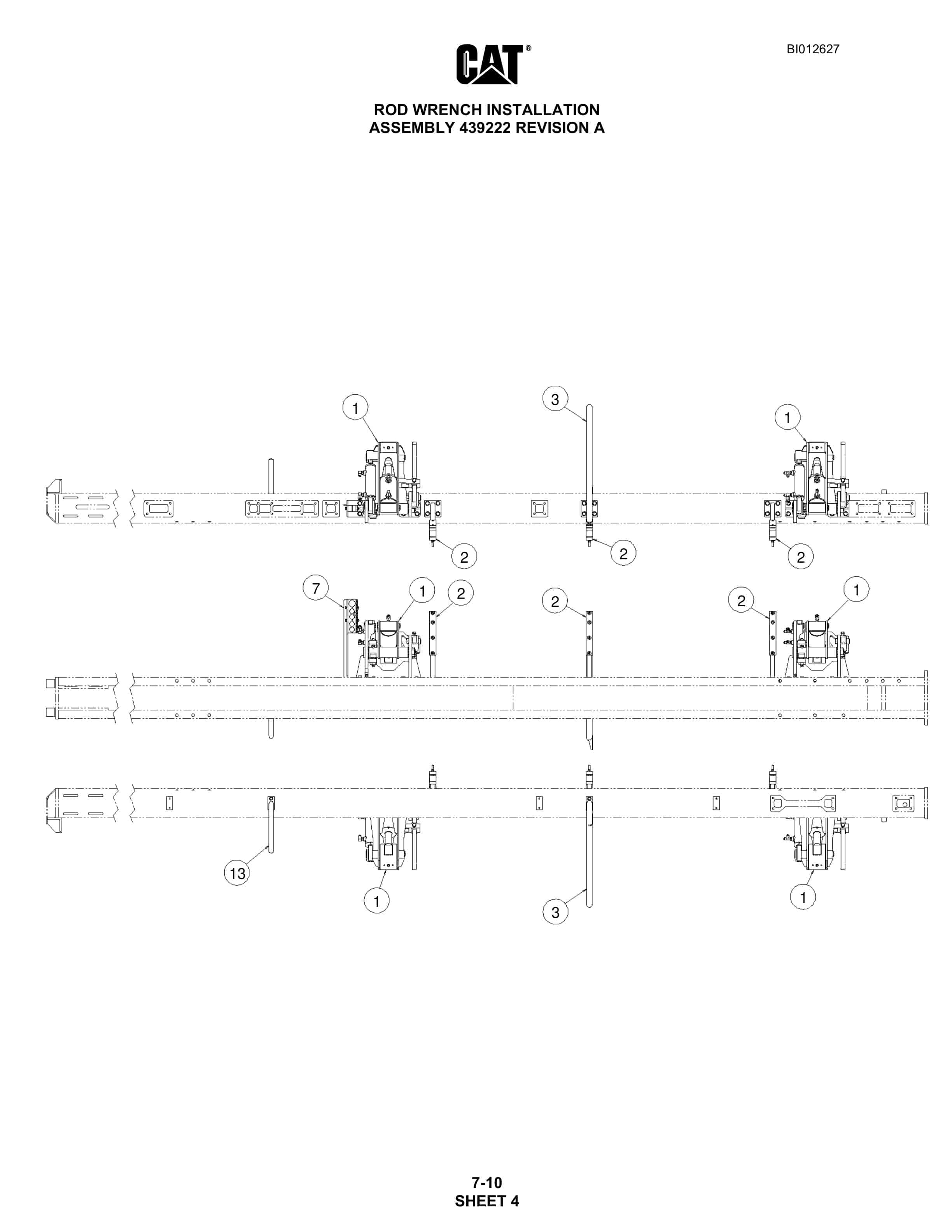 Caterpillar MD5050T Hydra-Track Drill Parts Manual BI012627 4 Caterpillar MD5050T Hydra-Track Drill Parts Manual BI012627 - Image 4