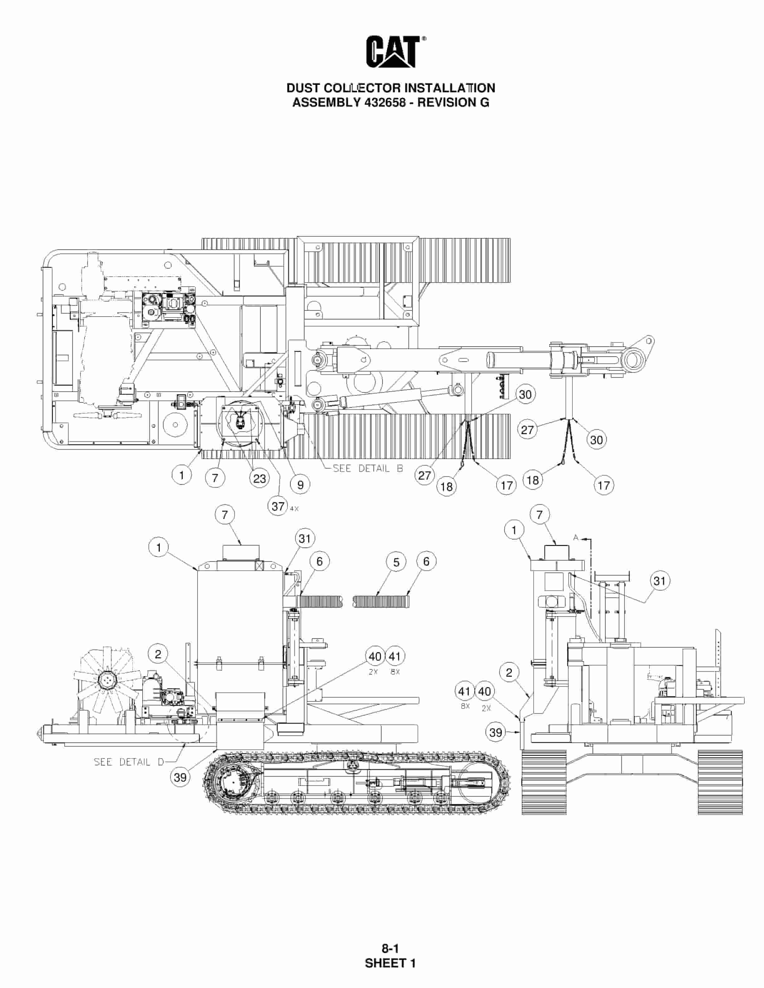 Caterpillar MD5050T Hydra-Track Drill Parts Manual BI012695 5 Caterpillar MD5050T Hydra-Track Drill Parts Manual BI012695 - Image 5