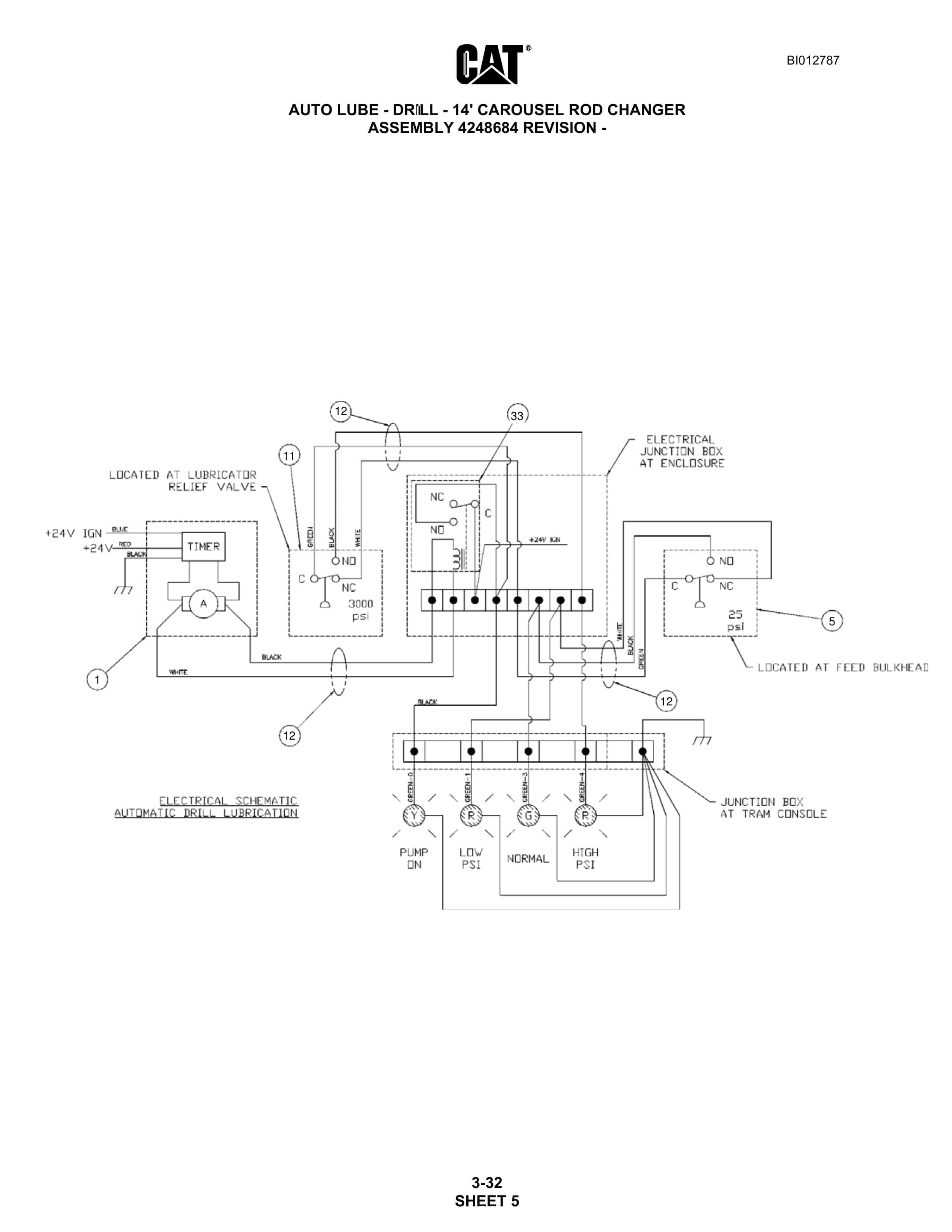 Caterpillar MD5050T Hydra-Track Drill Parts Manual BI012787 2 Caterpillar MD5050T Hydra-Track Drill Parts Manual BI012787 - Image 2