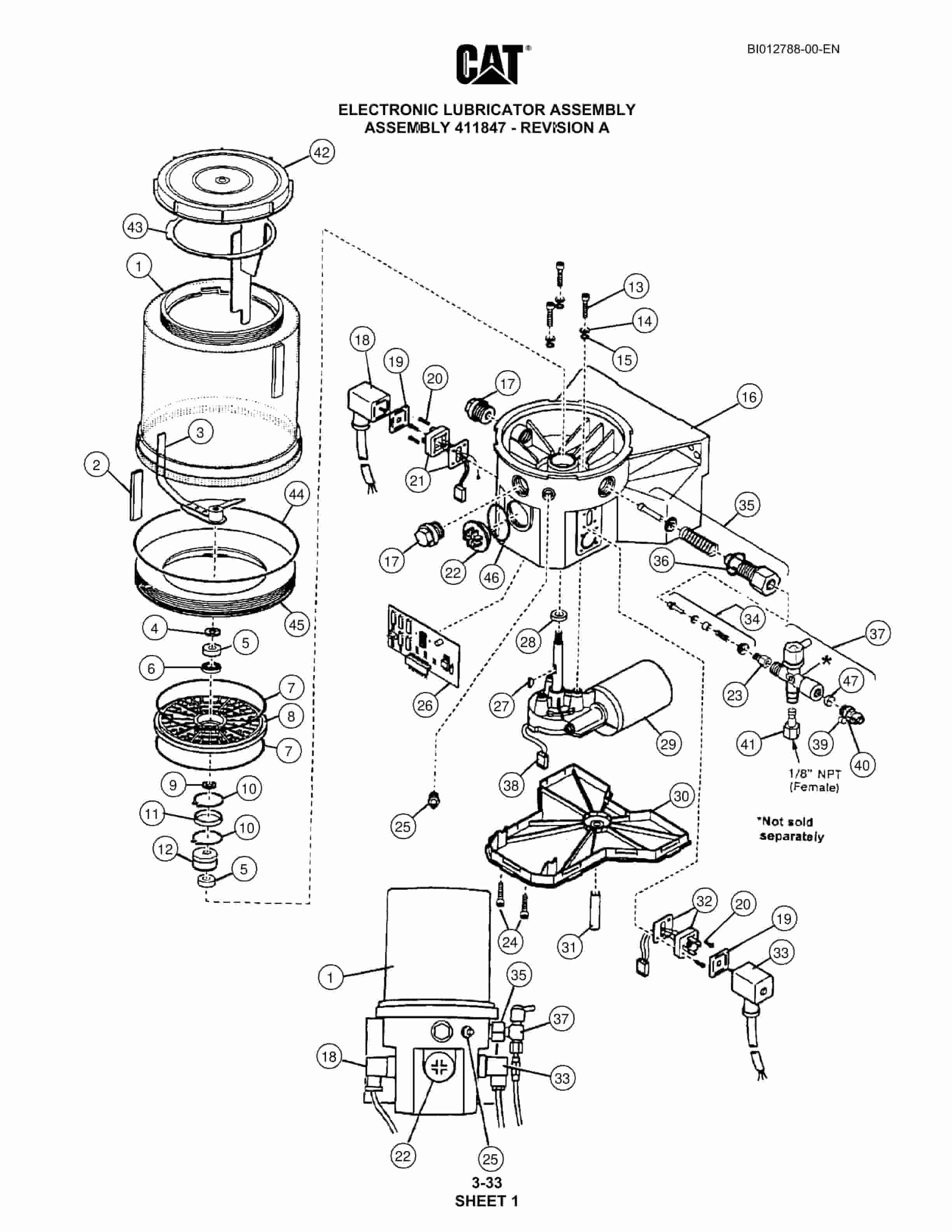Caterpillar MD5050T Hydra-Track Drill Parts Manual BI012788 2 Caterpillar MD5050T Hydra-Track Drill Parts Manual BI012788 - Image 2