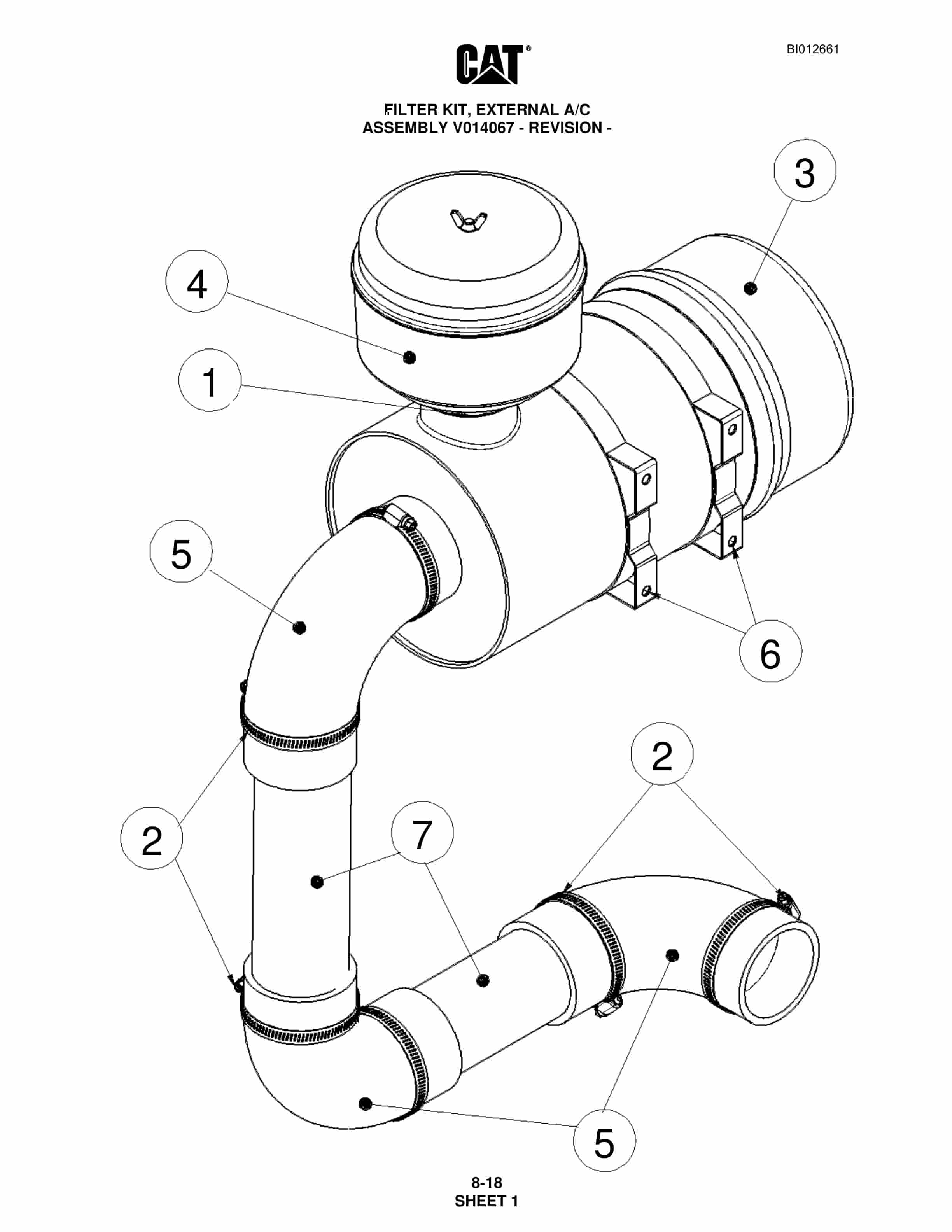 Caterpillar MD5075 Hydra-Track Drill Parts Manual BI012661 4 Caterpillar MD5075 Hydra-Track Drill Parts Manual BI012661 - Image 4