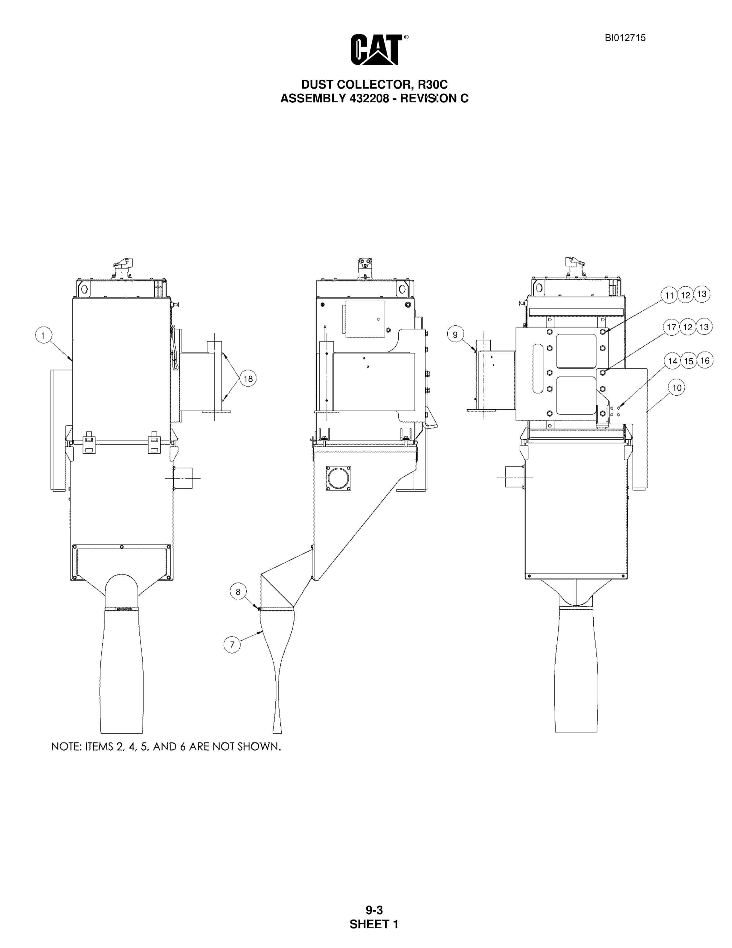 Caterpillar MD5075 Hydra-Track Drill Parts Manual BI012715 5 Caterpillar MD5075 Hydra-Track Drill Parts Manual BI012715 - Image 5